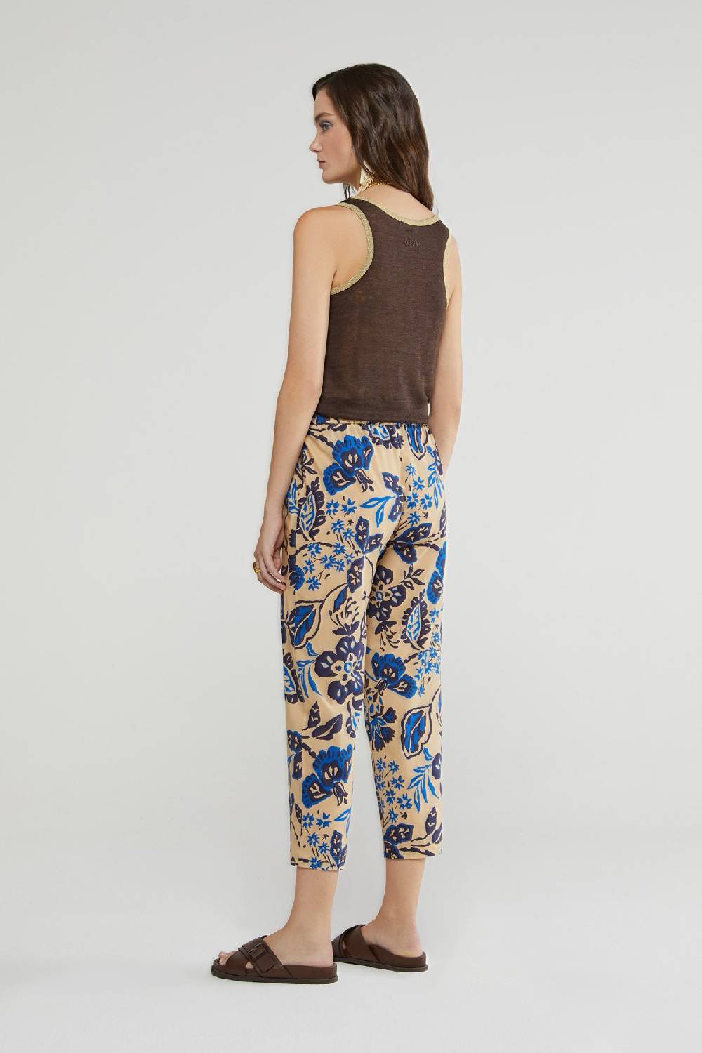 ottod'Ame Cotton ankle length trousers Offerte giornaliere