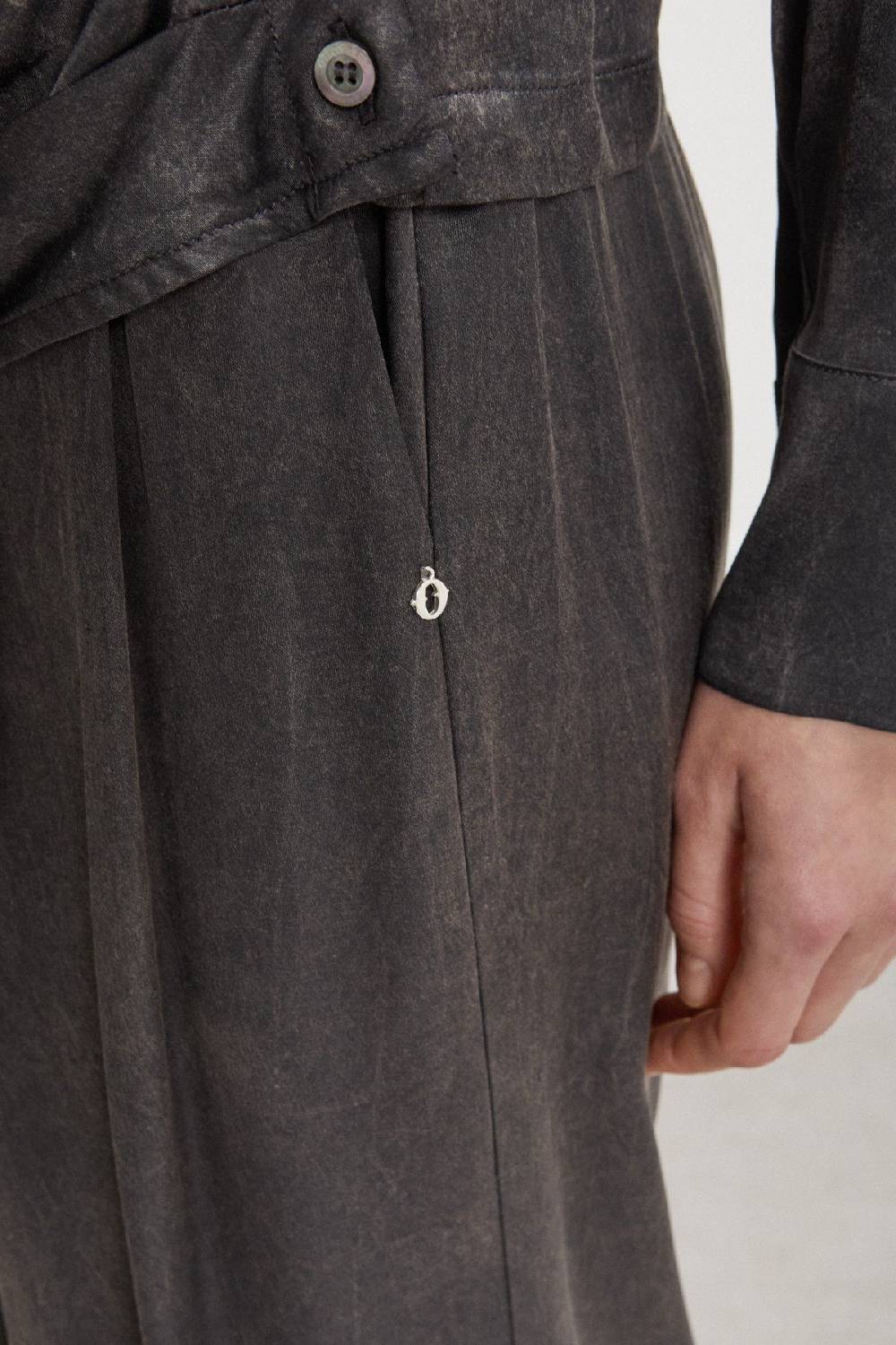 ottod'Ame Viscose palazzo trousers Ultimi due giorni