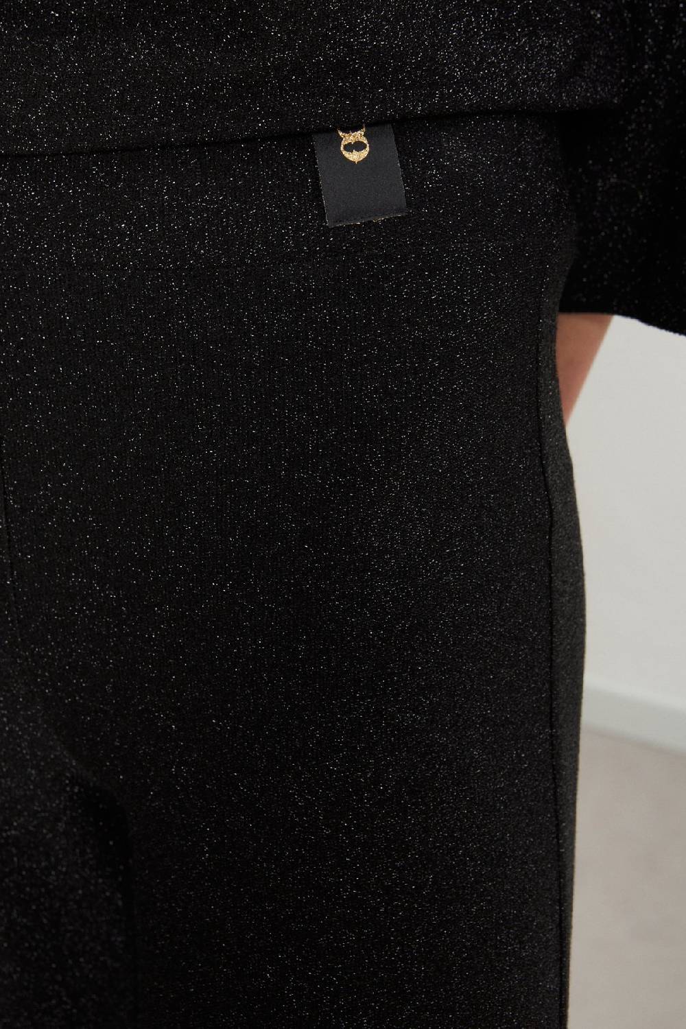 ottod'Ame Viscose trousers with lurex Promozione temporanea