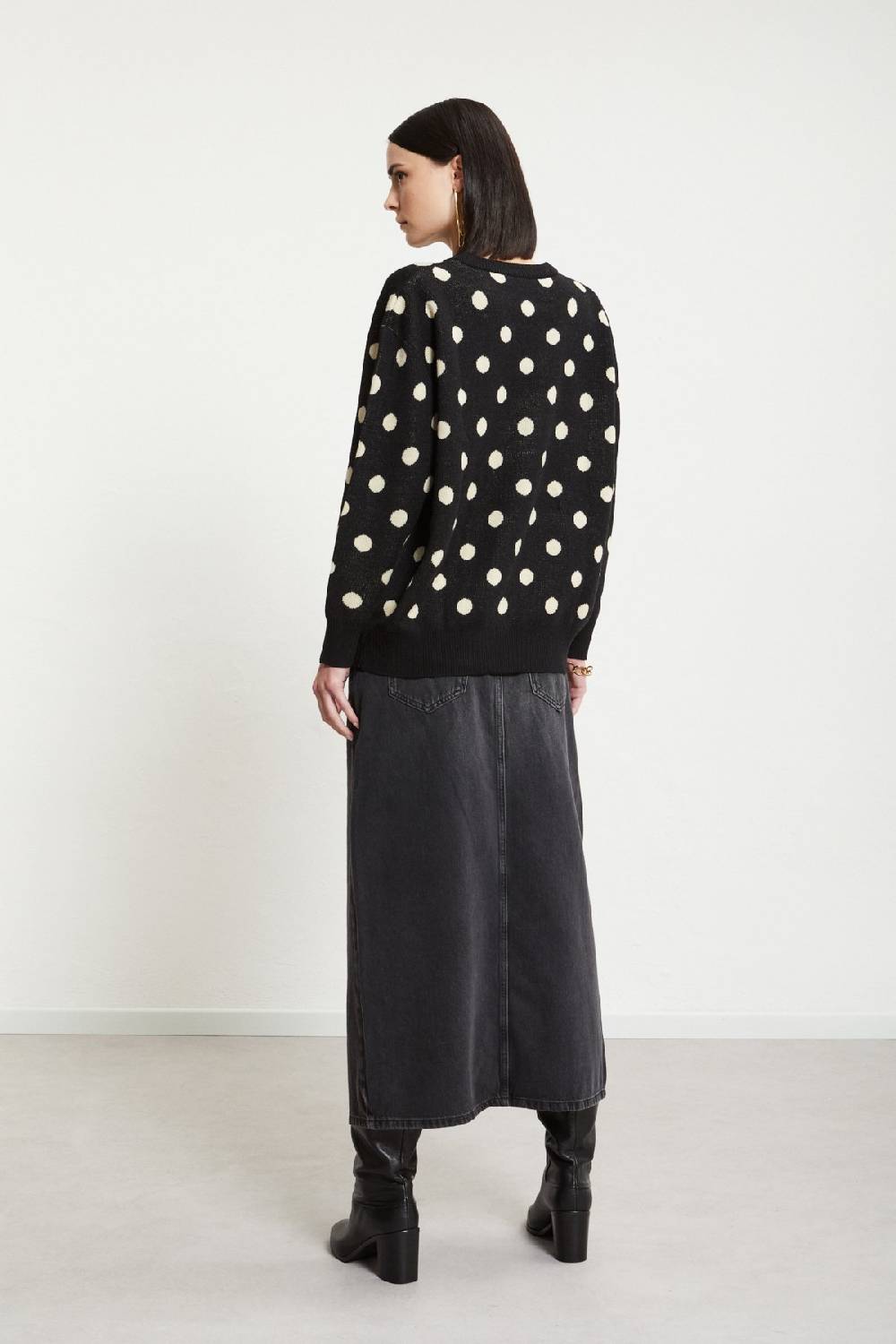 ottod'Ame Denim long skirt Trasporto libero internazionale