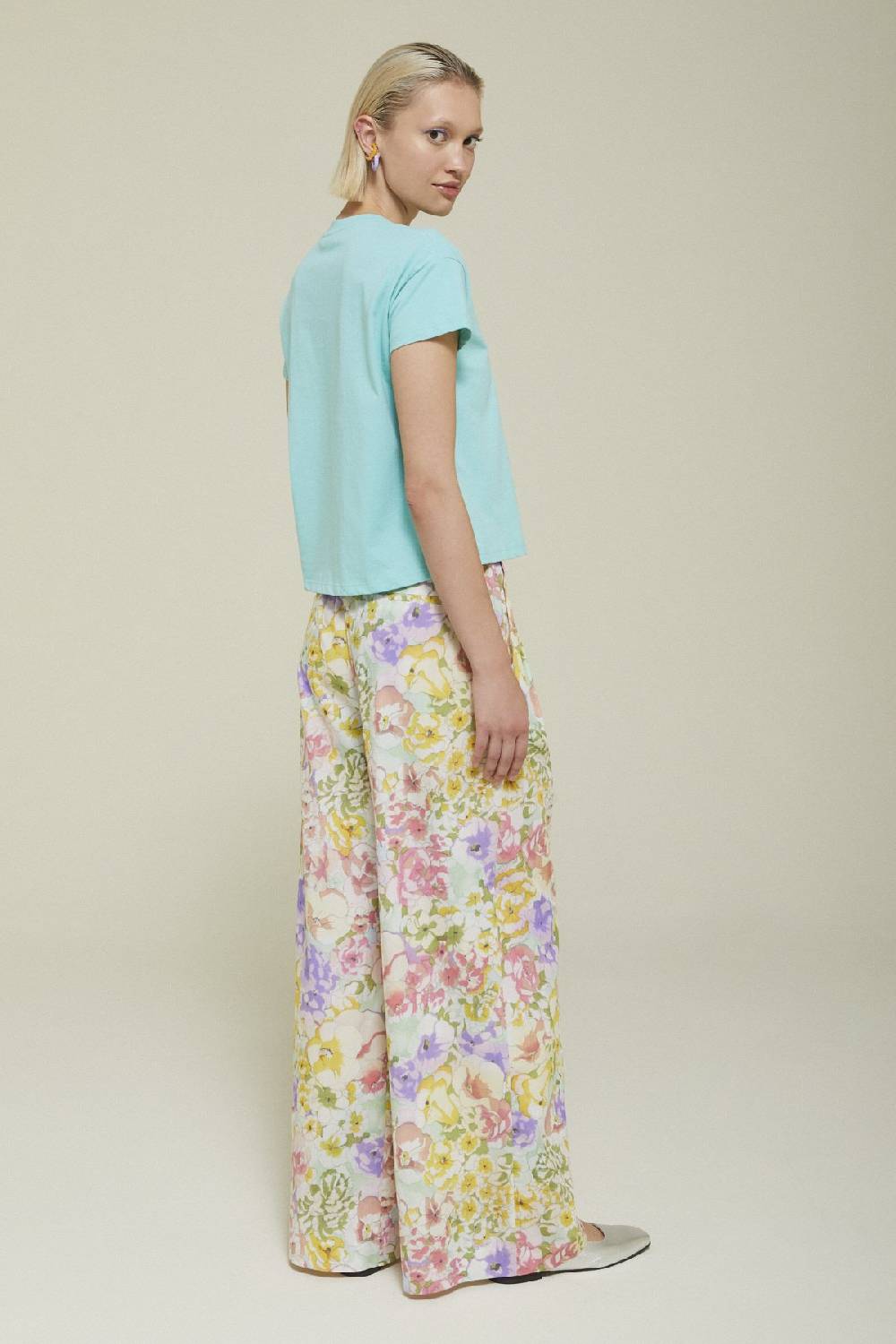 ottod'Ame Cotton palazzo trousers In vendita