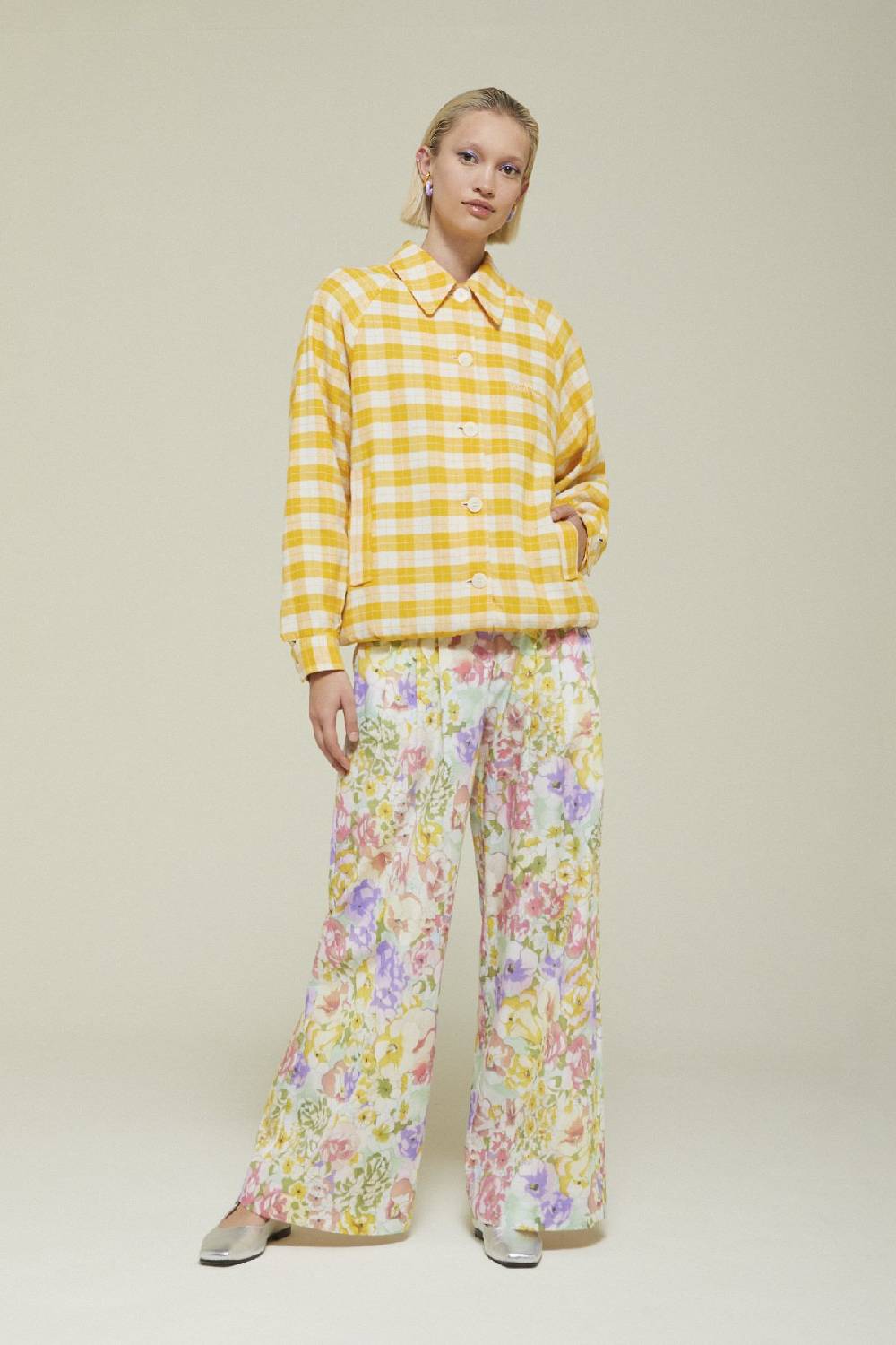 ottod'Ame Cotton palazzo trousers In vendita