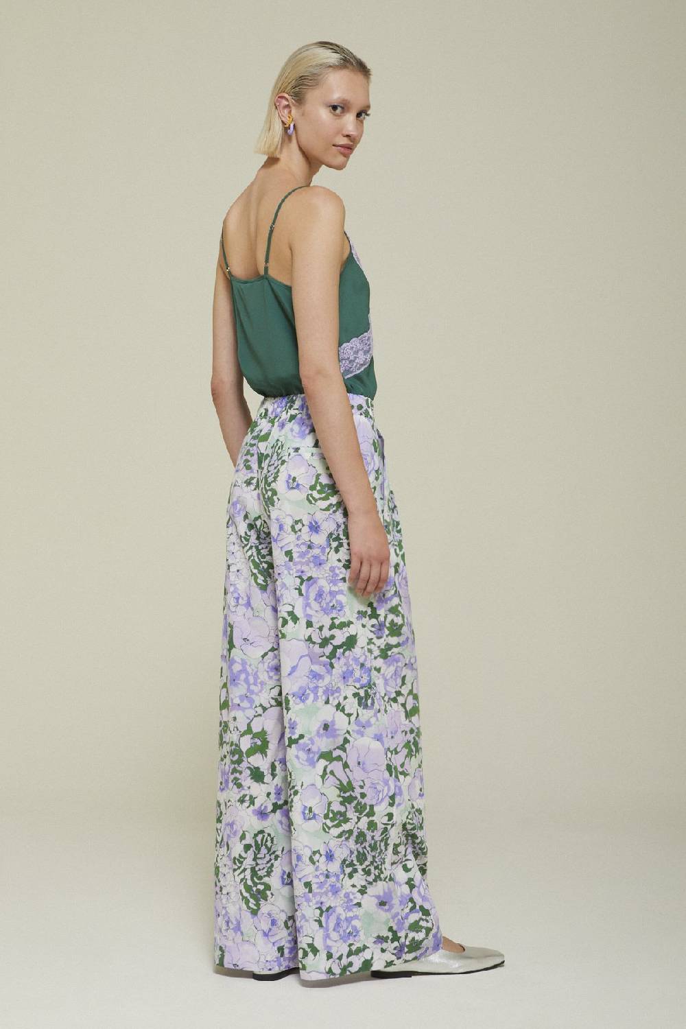 ottod'Ame Cotton palazzo trousers Duty-free