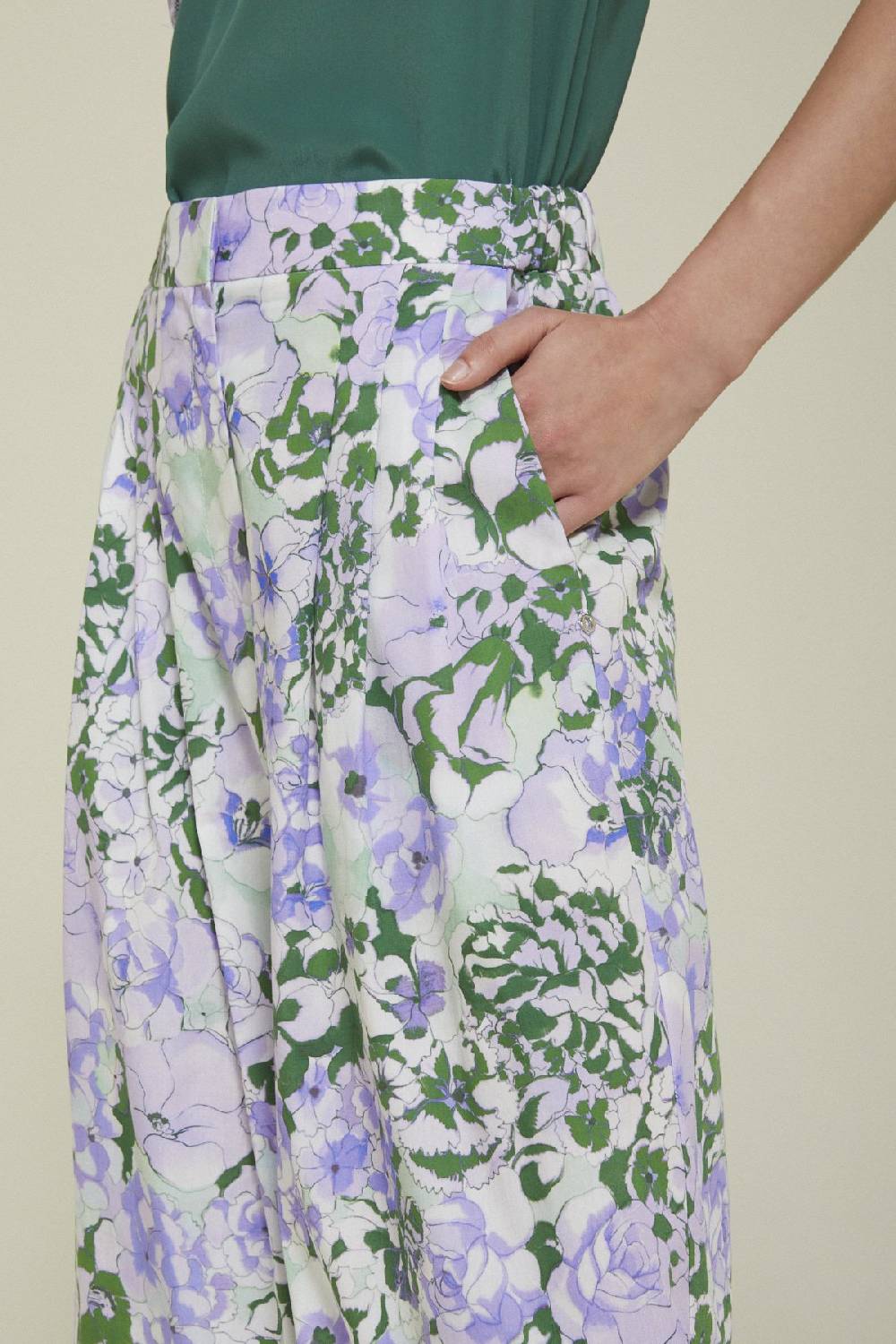 ottod'Ame Cotton palazzo trousers Duty-free