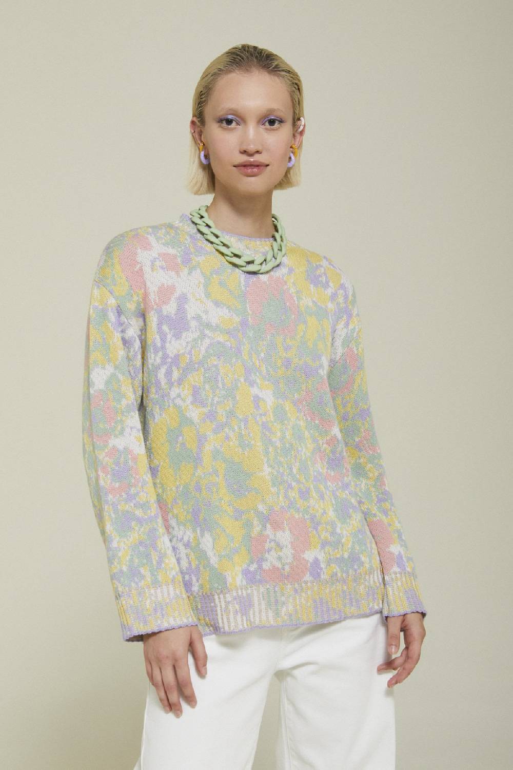 ottod'Ame Printed sweater 50% di sconto per tempo limitato