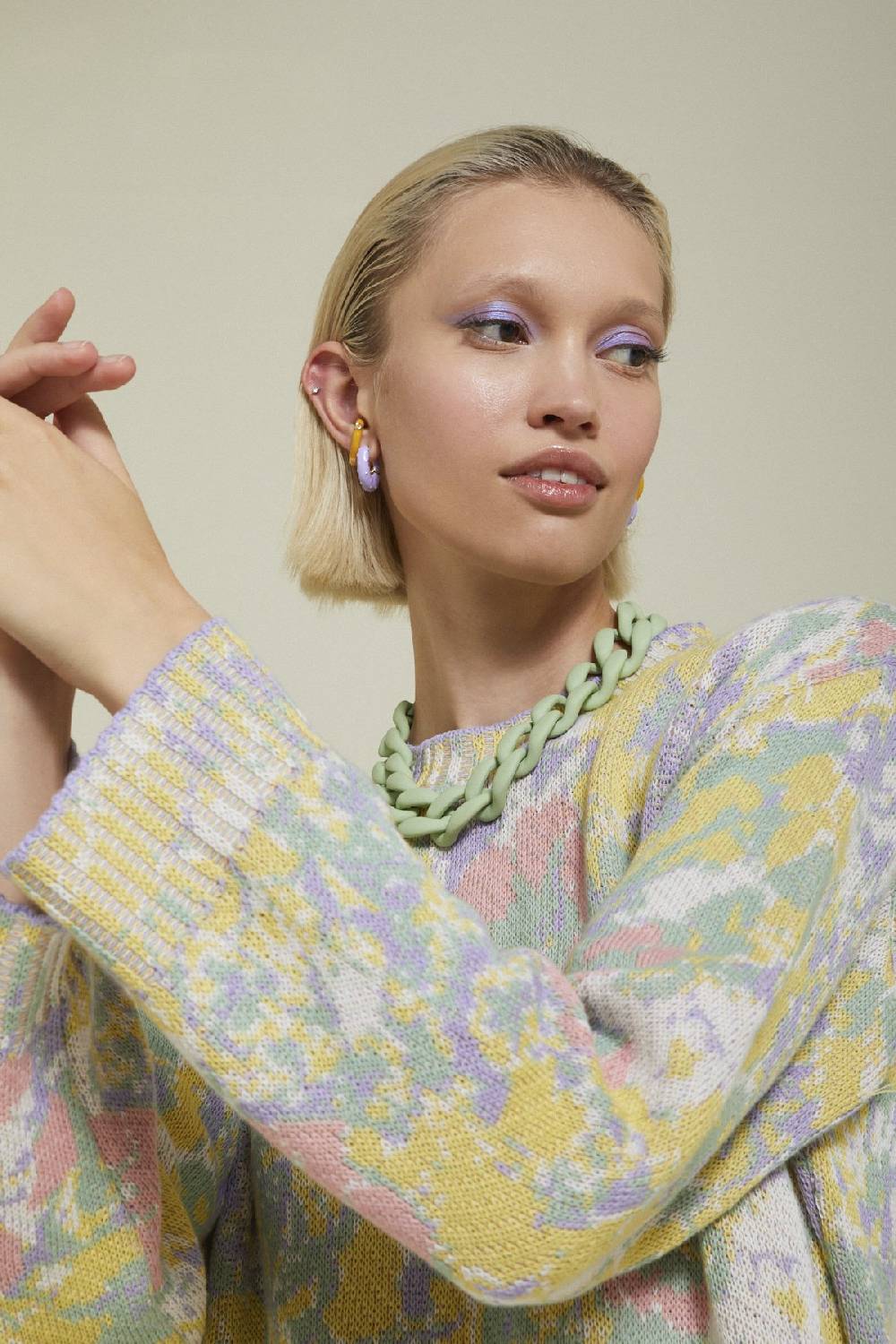 ottod'Ame Printed sweater 50% di sconto per tempo limitato