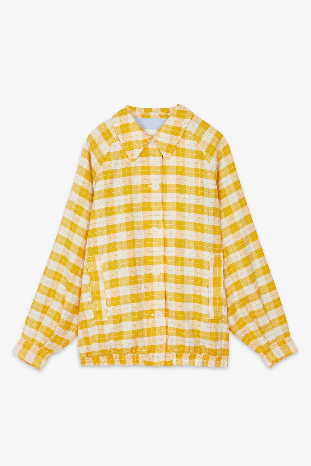 ottod'Ame Linen blend shirt jacket In Linea