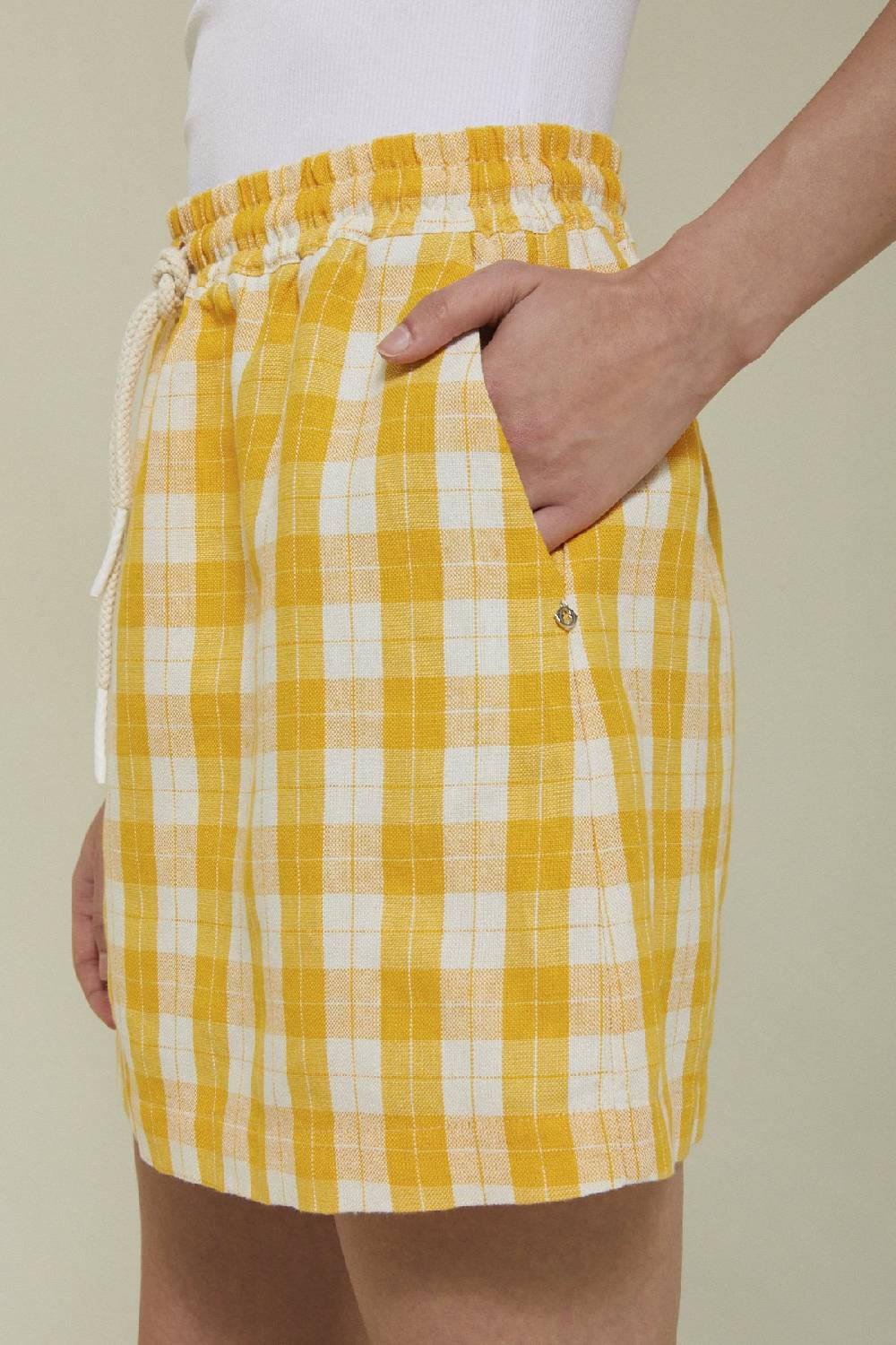 ottod'Ame Linen blend mini skirt Nuovo