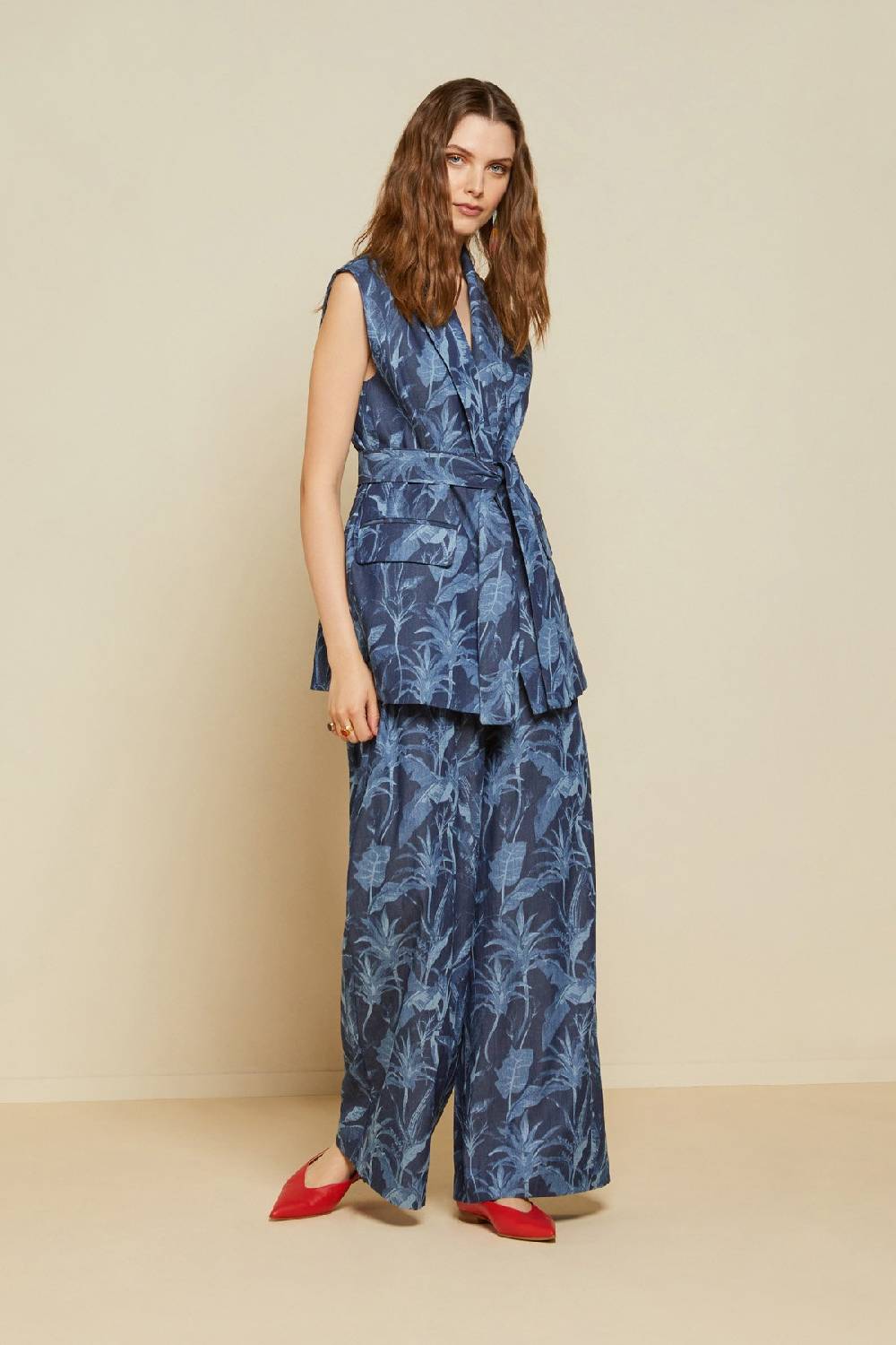 ottod'Ame Cotton palazzo trousers Presa