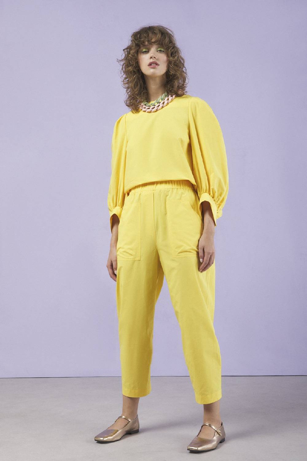 ottod'Ame Poplin trousers In Vendita