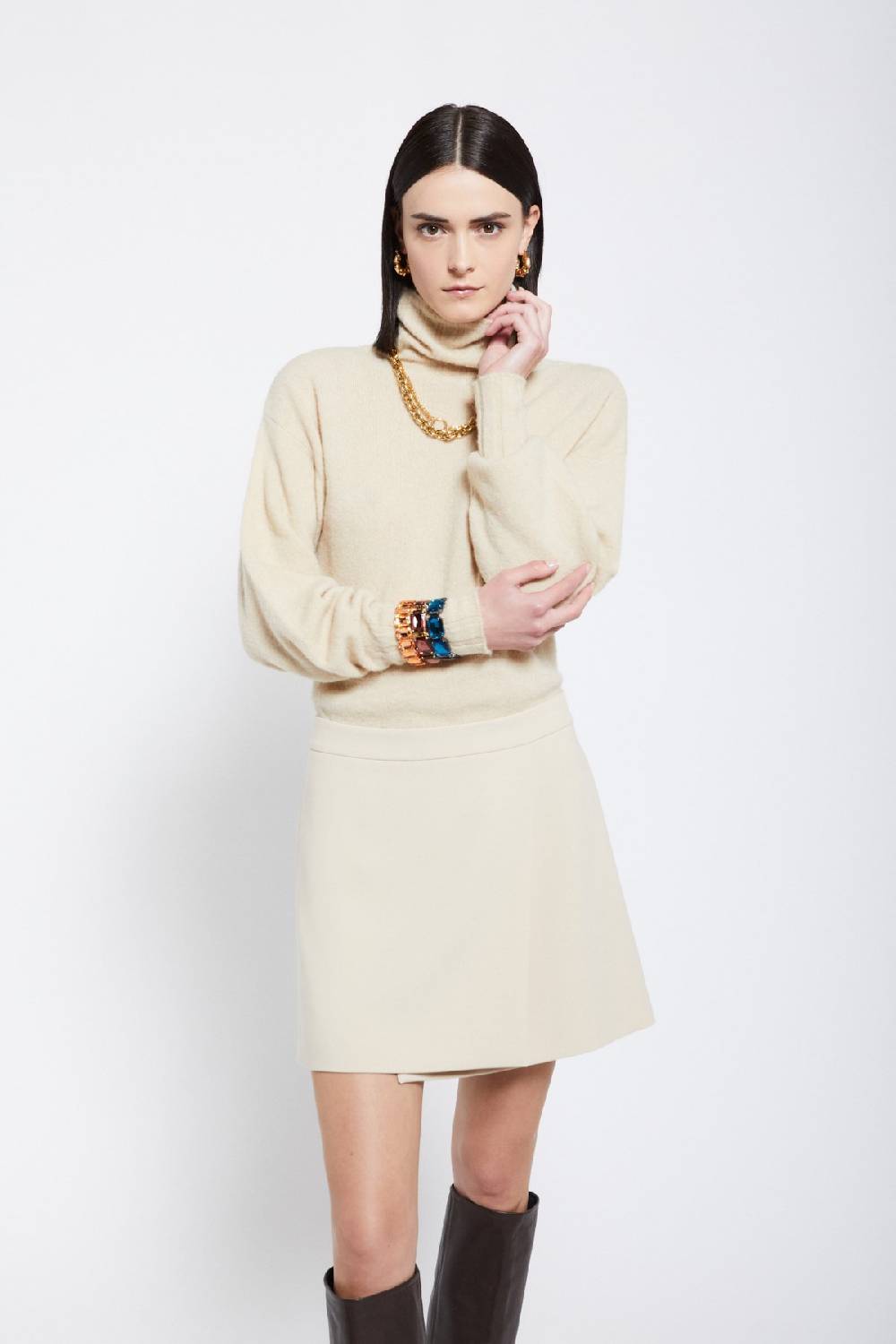 ottod'Ame Sweater with turtleneck Negozio online di fabbrica