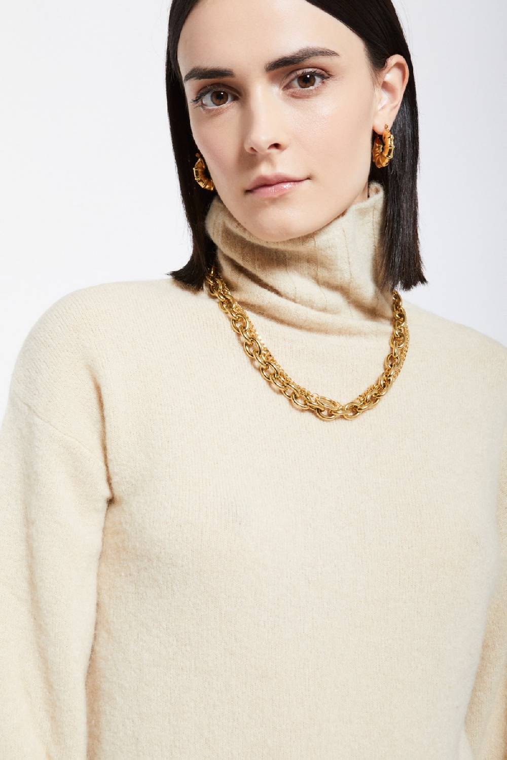 ottod'Ame Sweater with turtleneck Negozio online di fabbrica