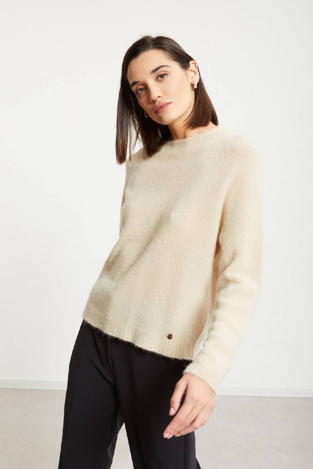 ottod'Ame Sweater with rounded neck Flash Sale