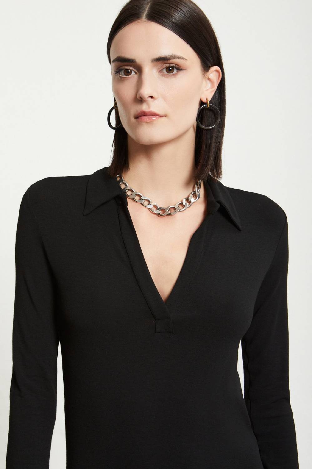 ottod'Ame Viscose long dress with slits Offerta esclusiva