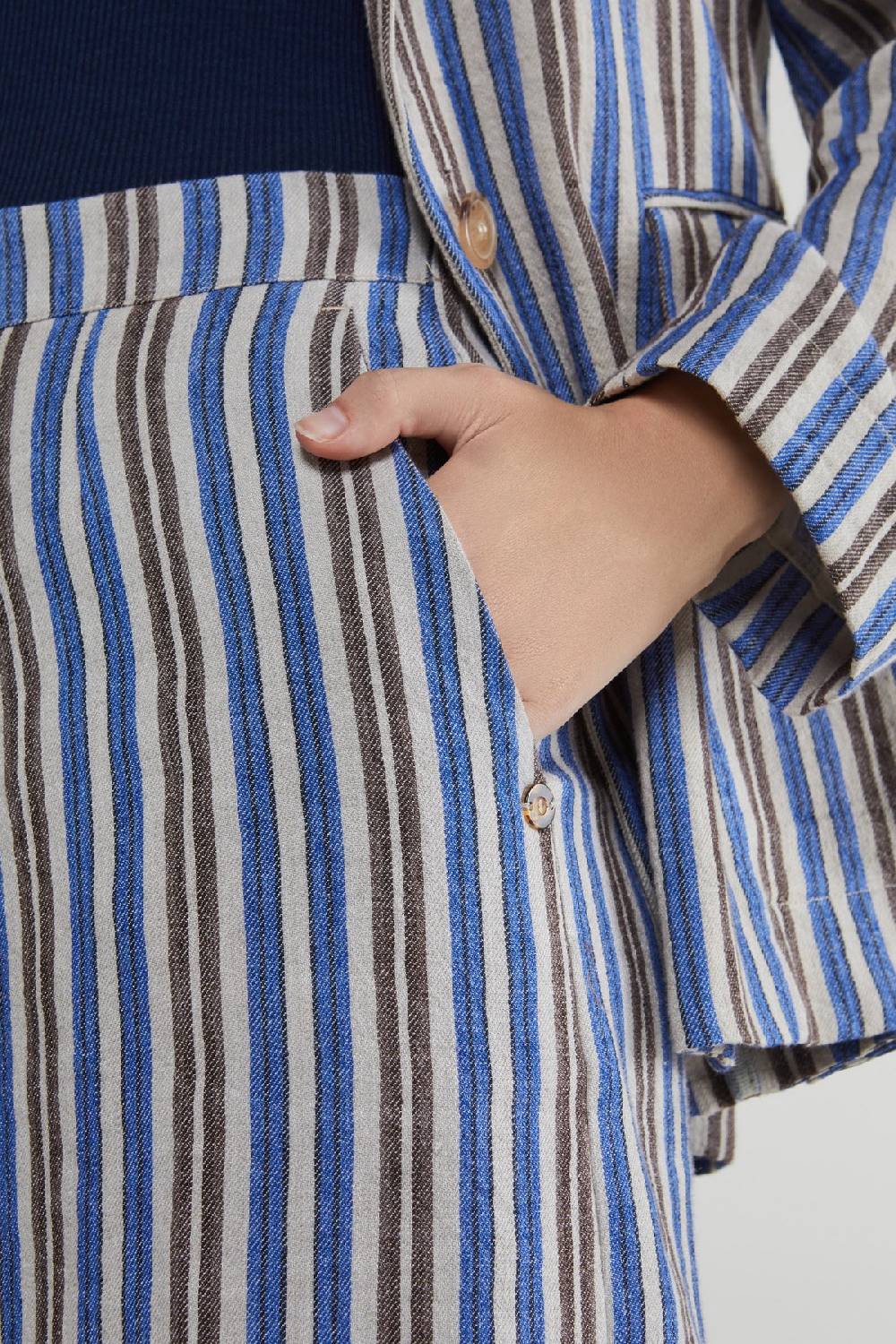 ottod'Ame Linen blend palazzo trousers Offerta migliore