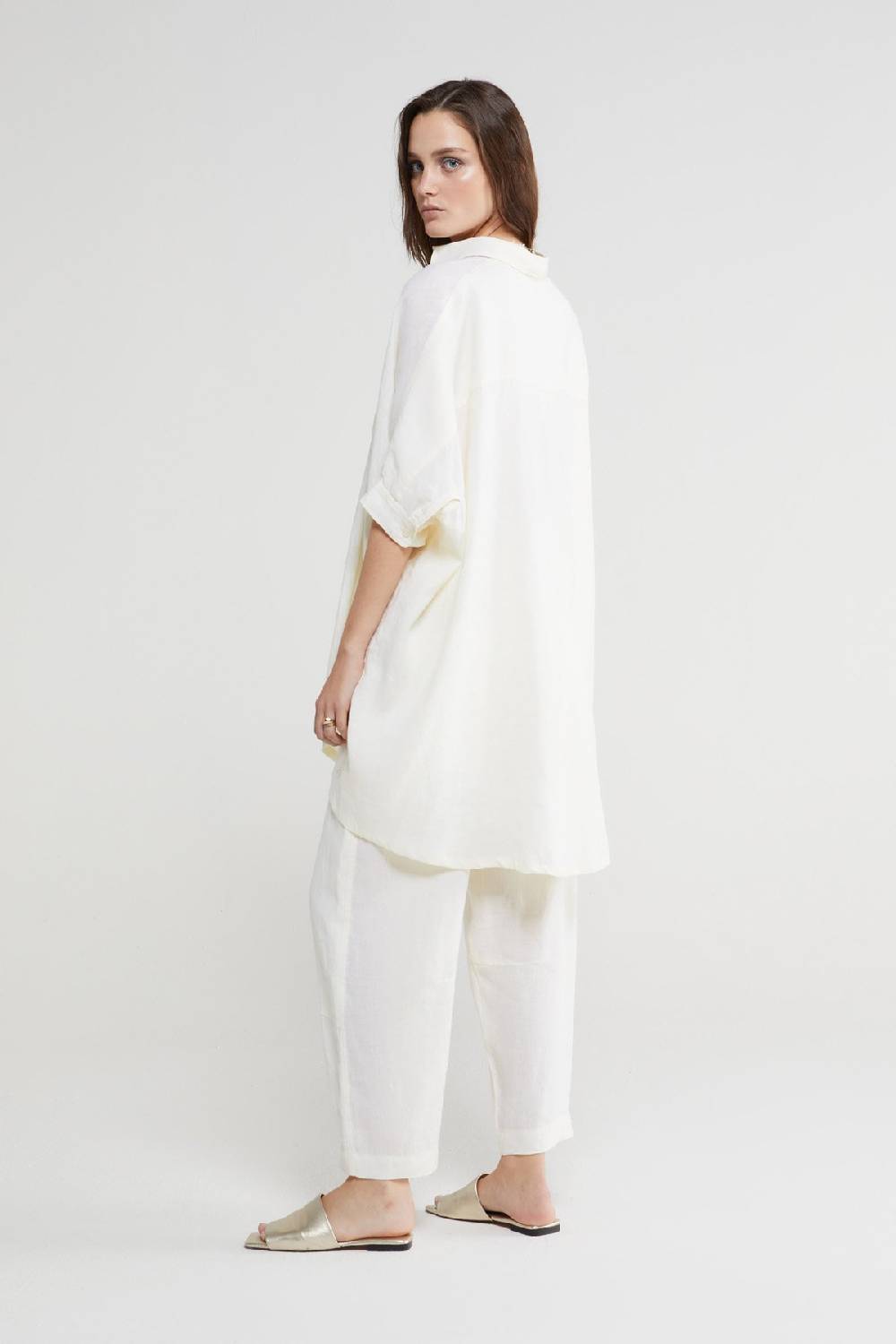 ottod'Ame Linen oversized shirt Offerta temporanea