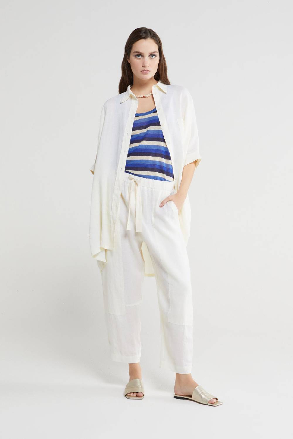 ottod'Ame Linen oversized shirt Offerta temporanea