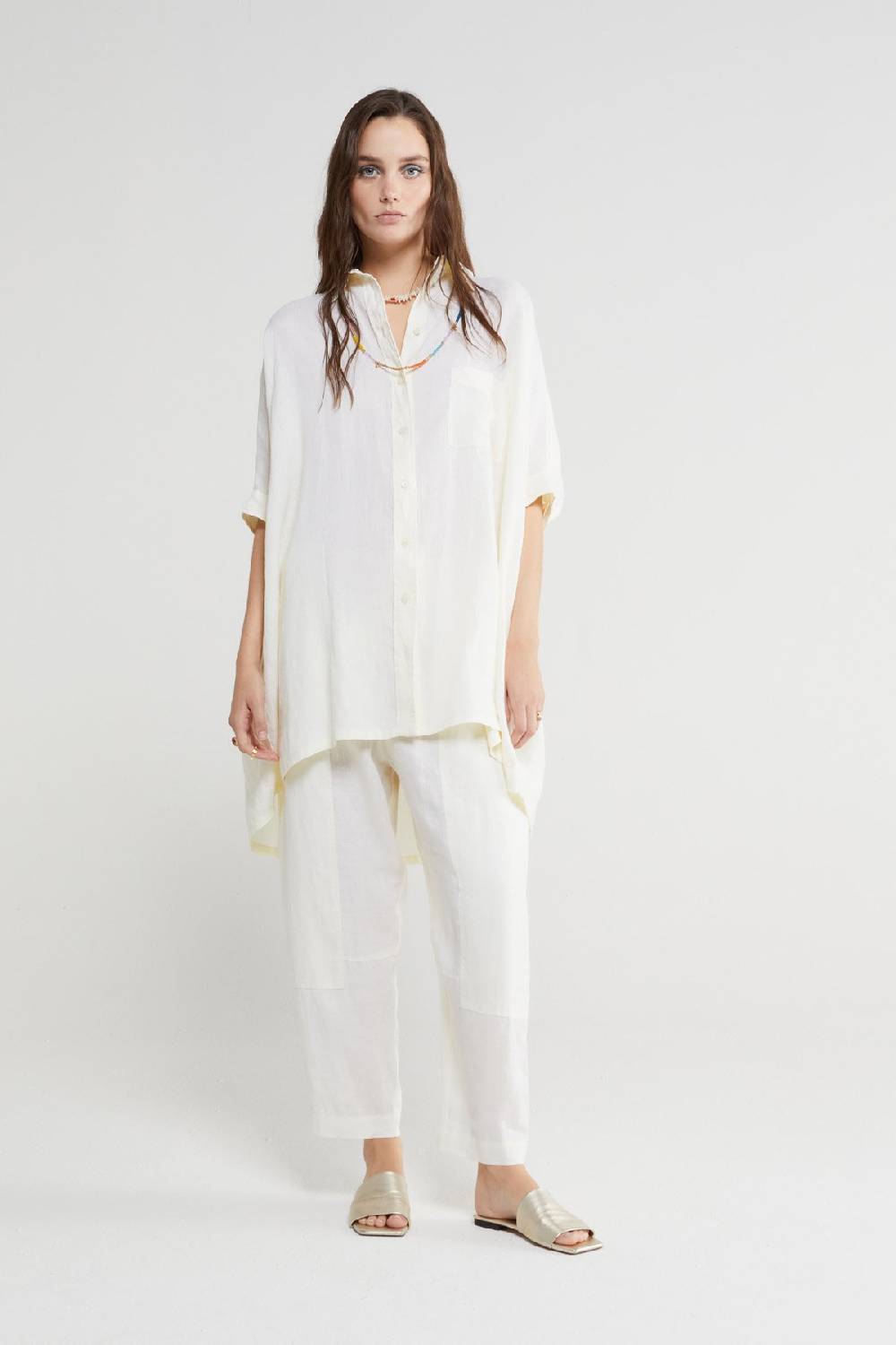 ottod'Ame Linen oversized shirt Offerta temporanea