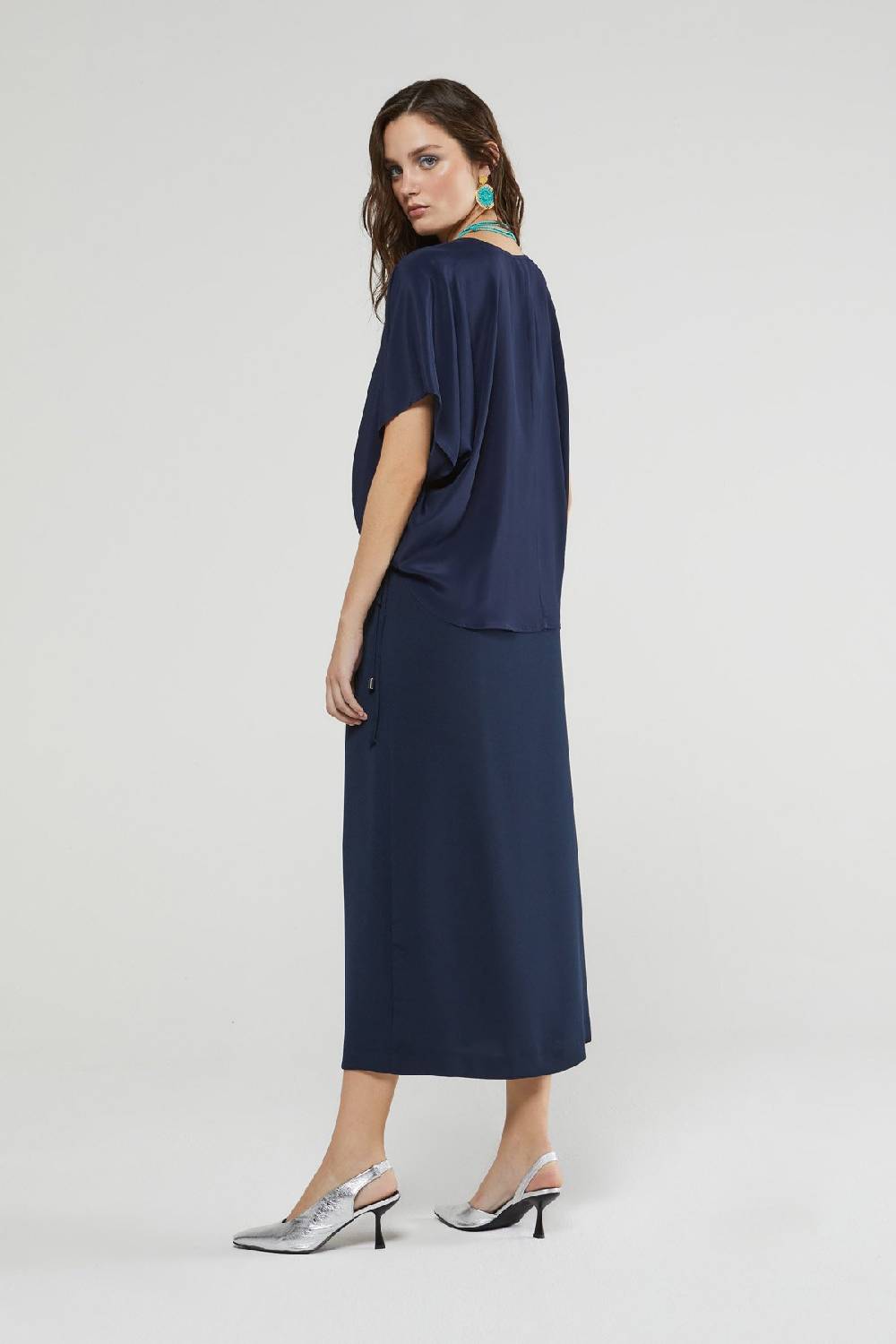 ottod'Ame Skirt with lace at the waist Nuovi prodotti