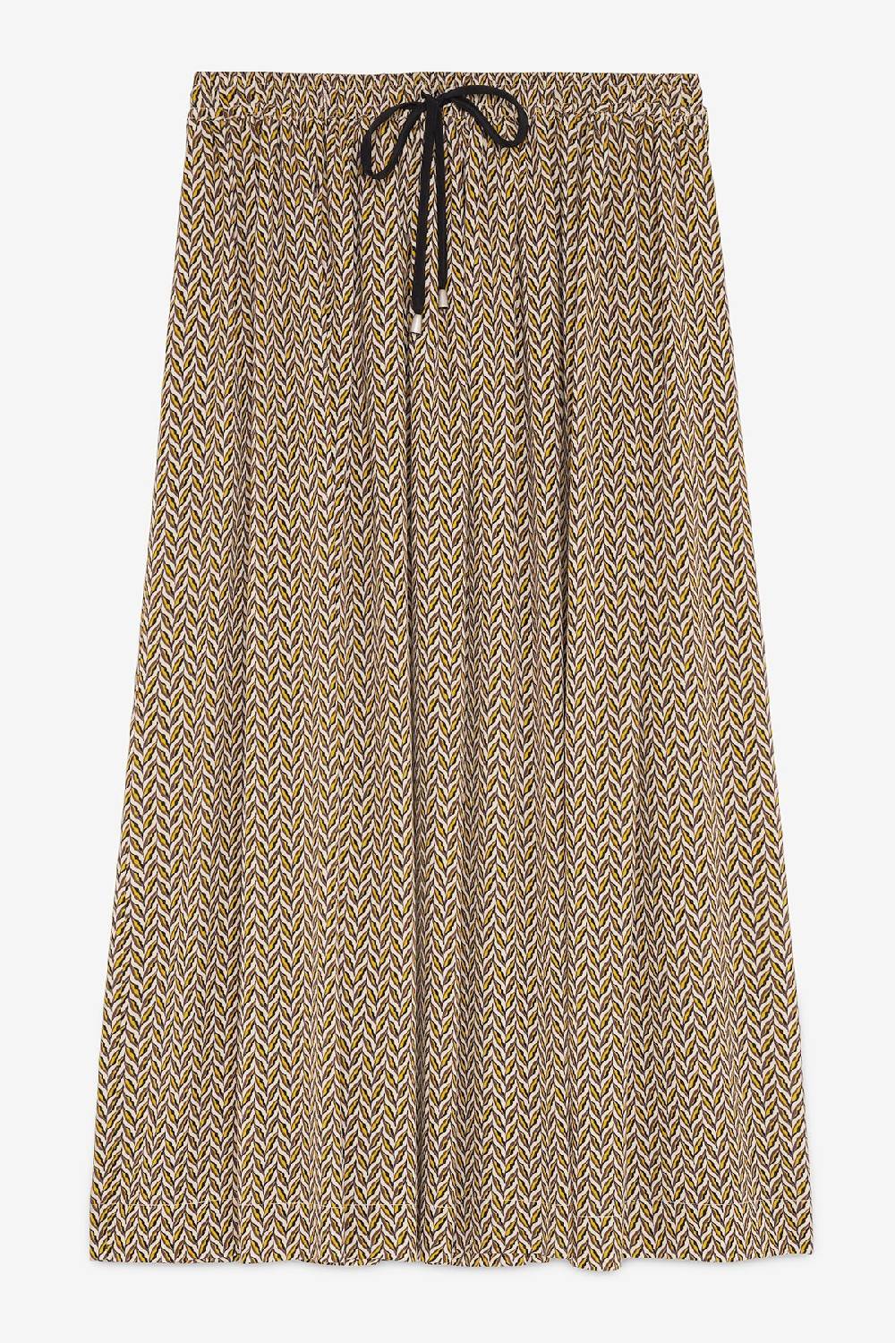ottod'Ame Viscose long skirt with drawstring Ultimi tre giorni
