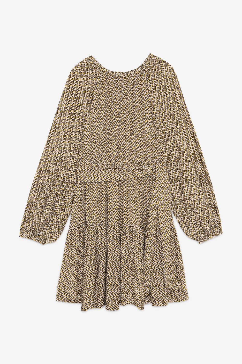 ottod'Ame Viscose short dress with sash Latest stili