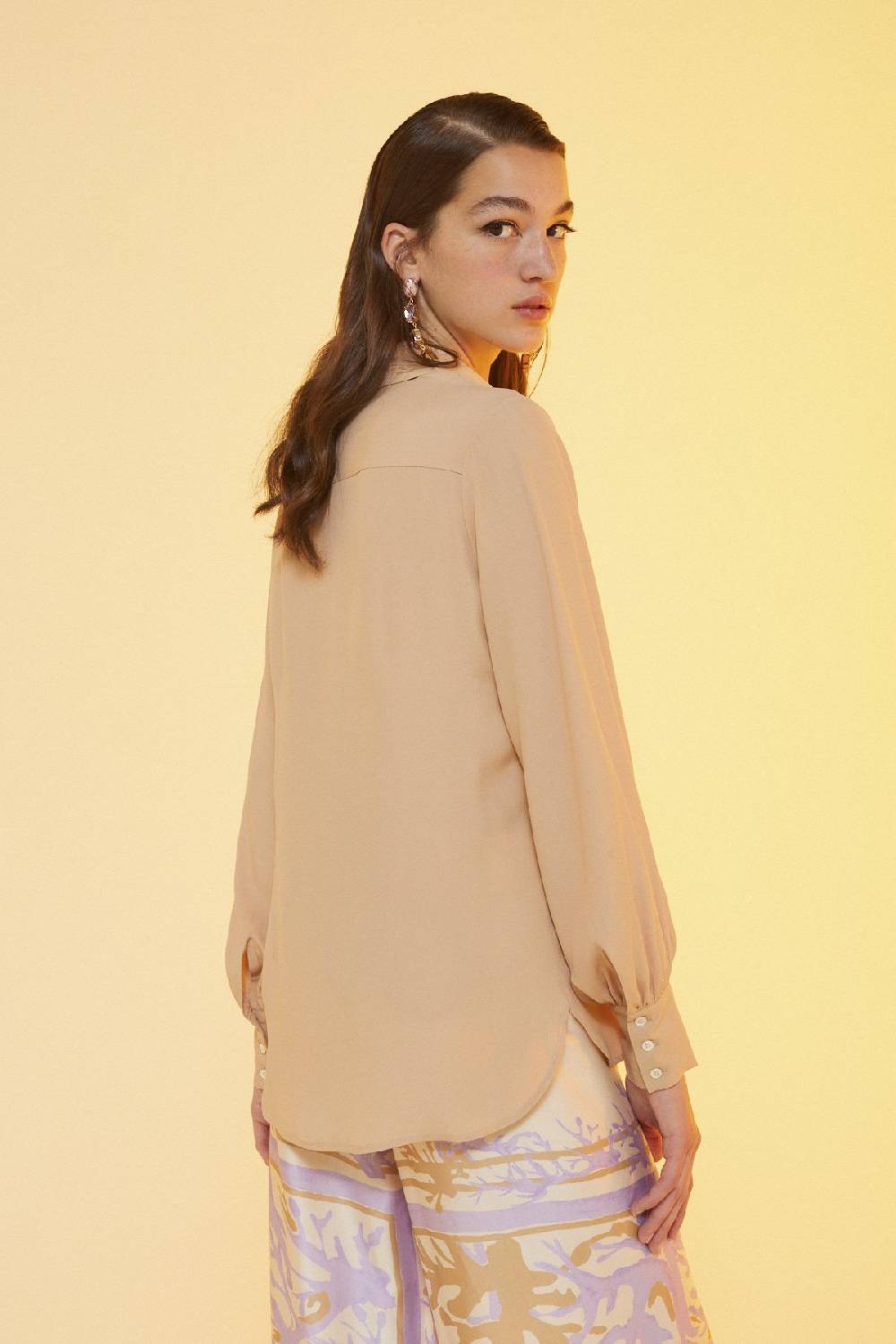 ottod'Ame Silk blend shirt Fino al 60% di sconto