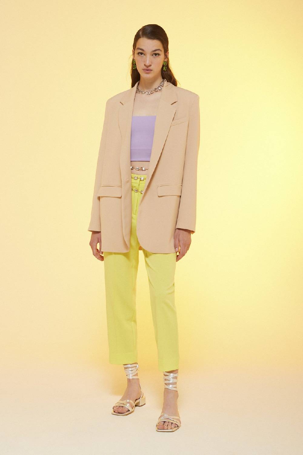 ottod'Ame Ankle lenght trousers