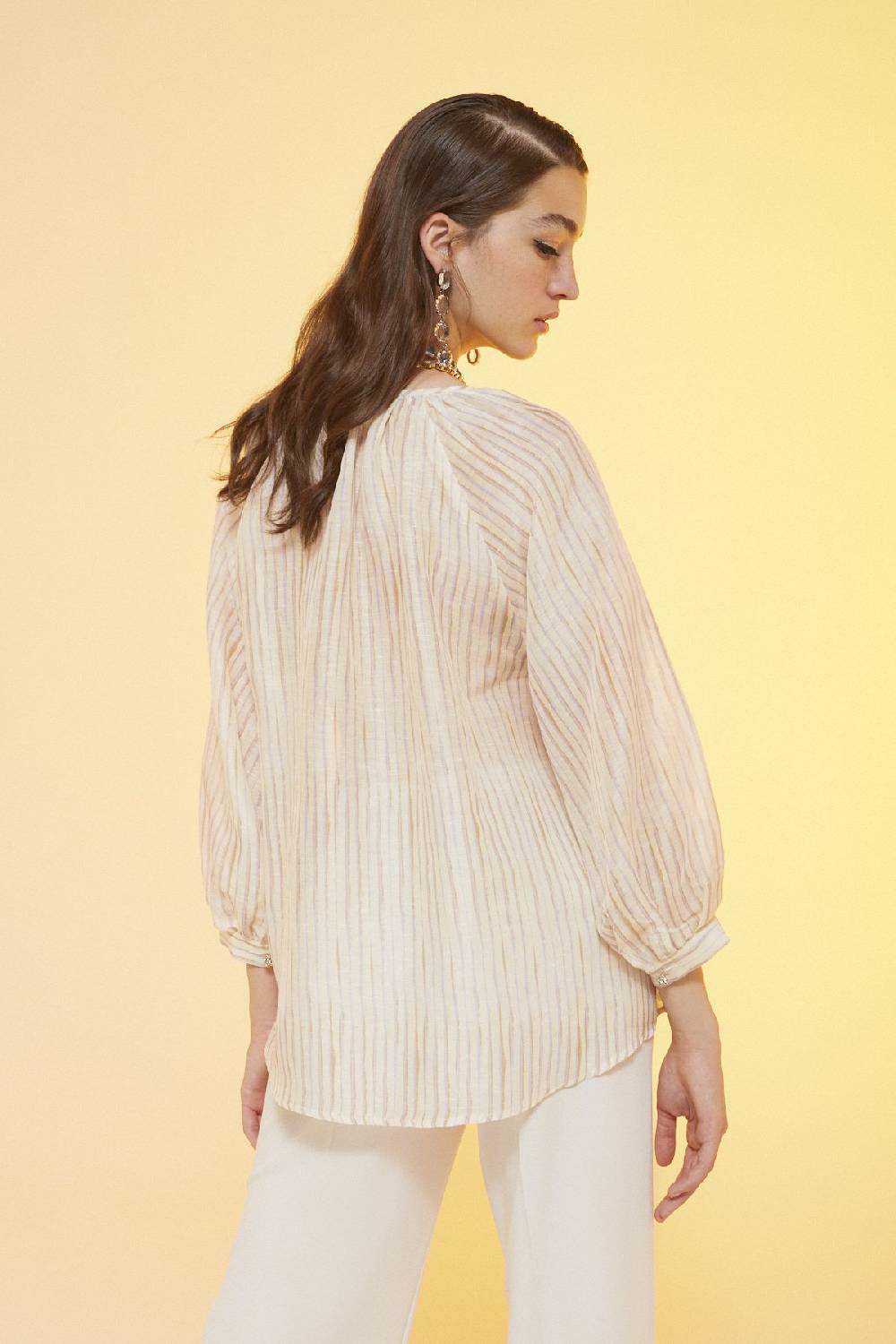 ottod'Ame Linen blend shirt In vendita