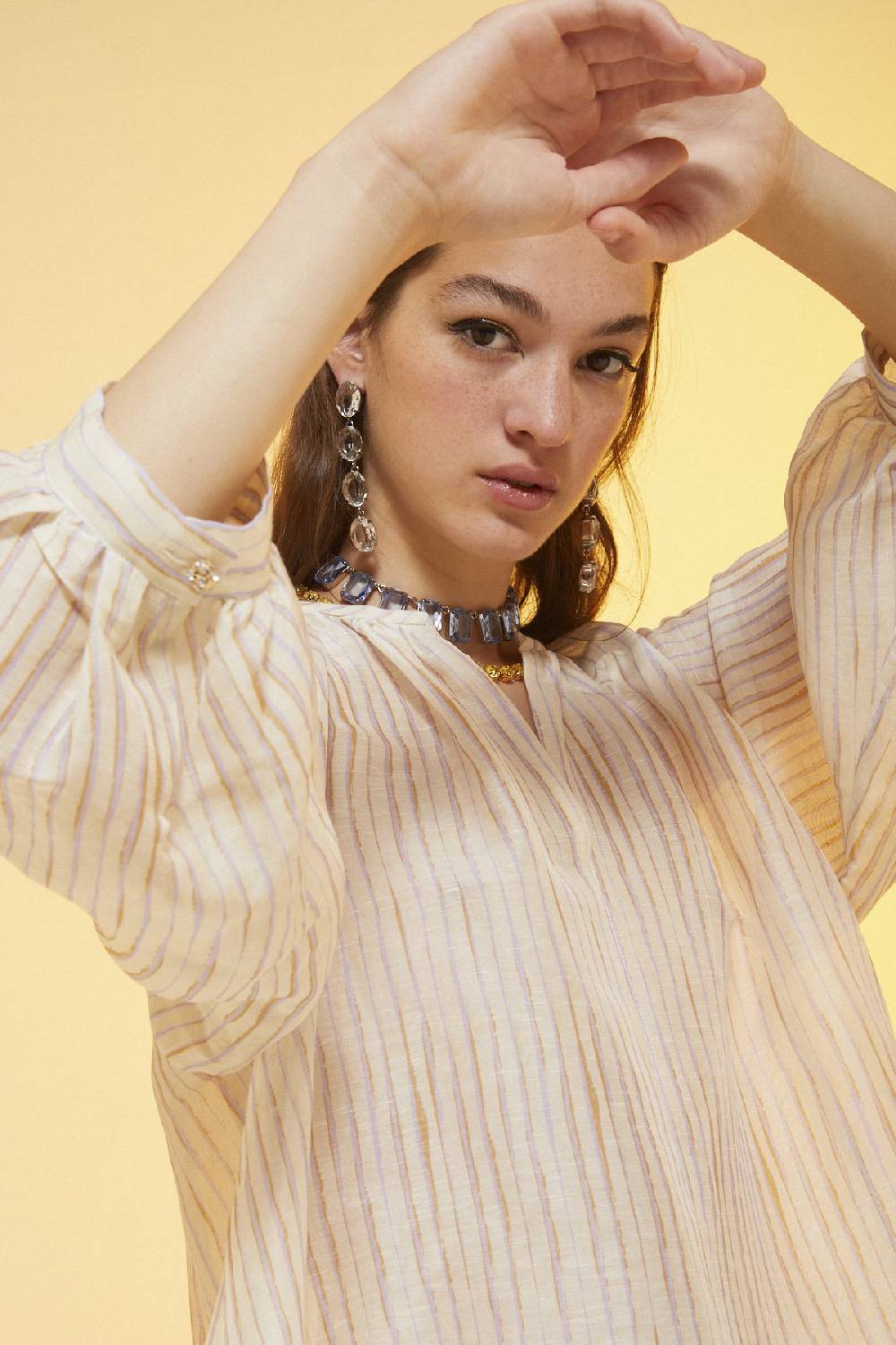 ottod'Ame Linen blend shirt In vendita