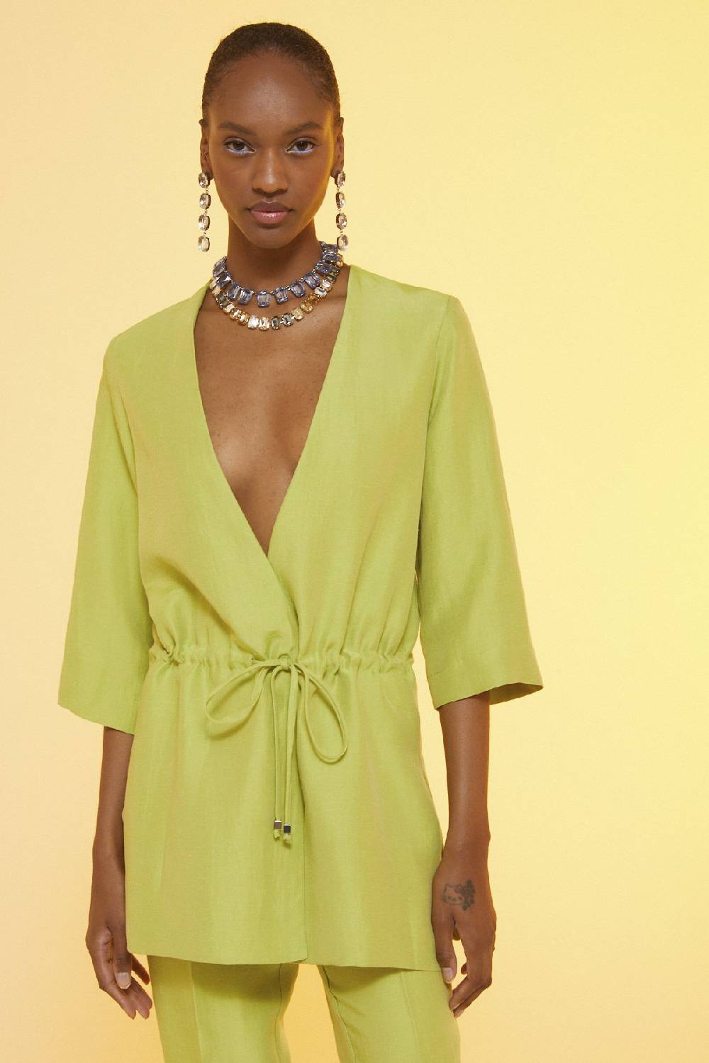 ottod'Ame Linen blend jacket Sconti questo mese