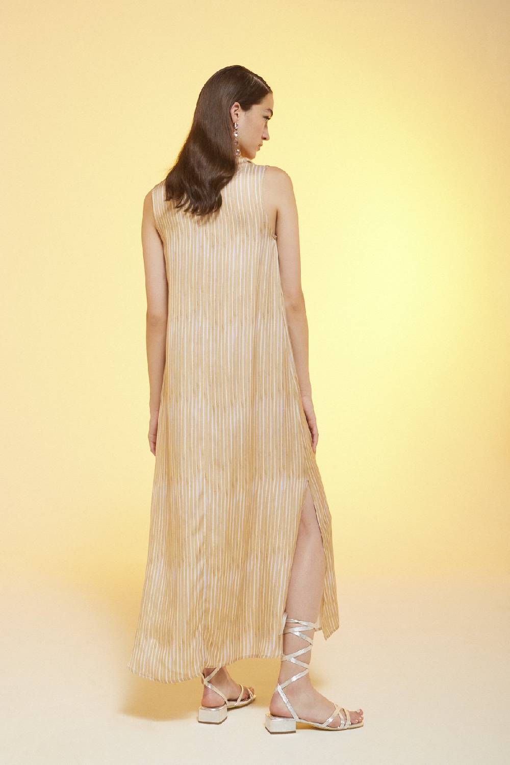 ottod'Ame Printed viscose long dress 2025