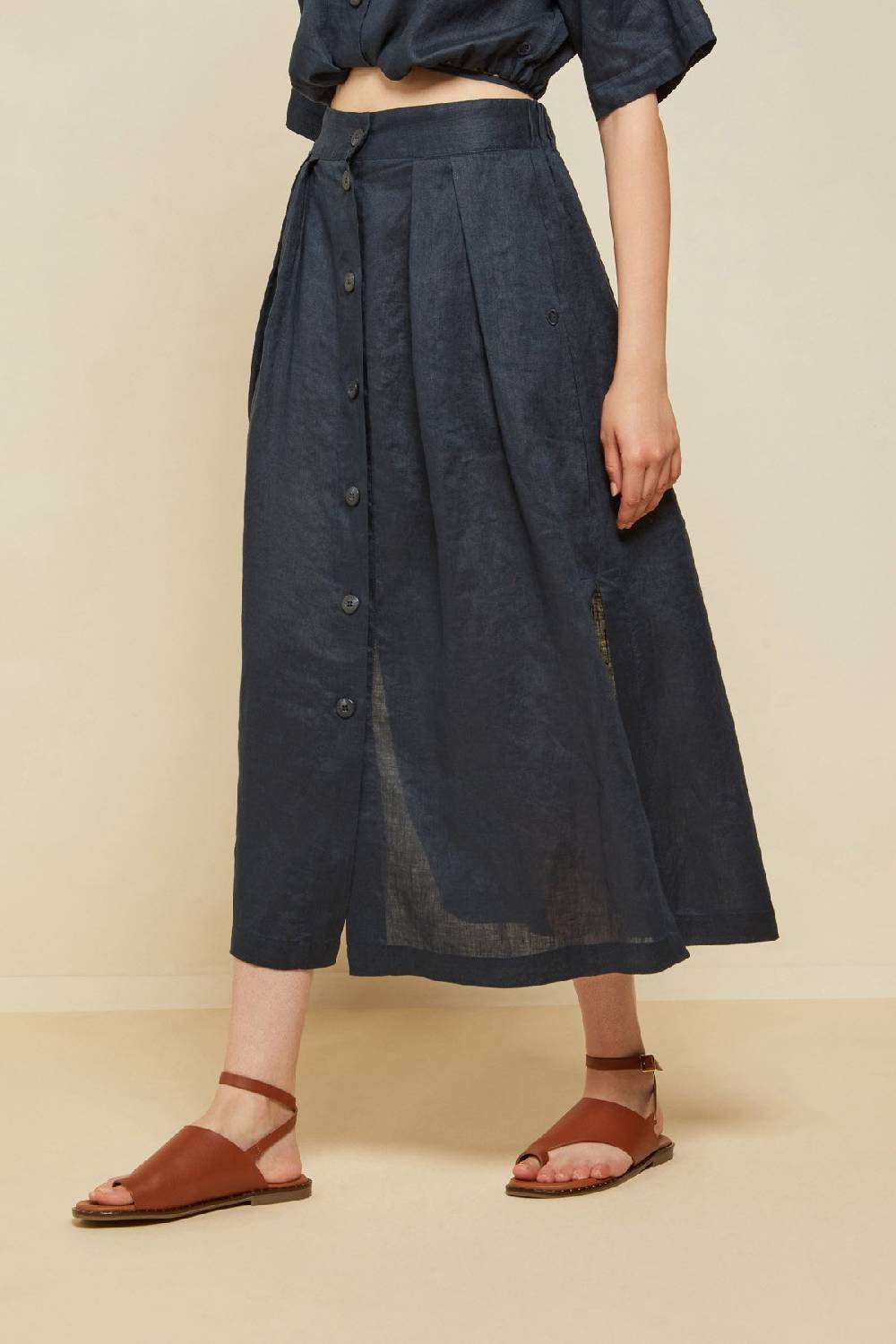 ottod'Ame Linen long skirt Qualità Garantita