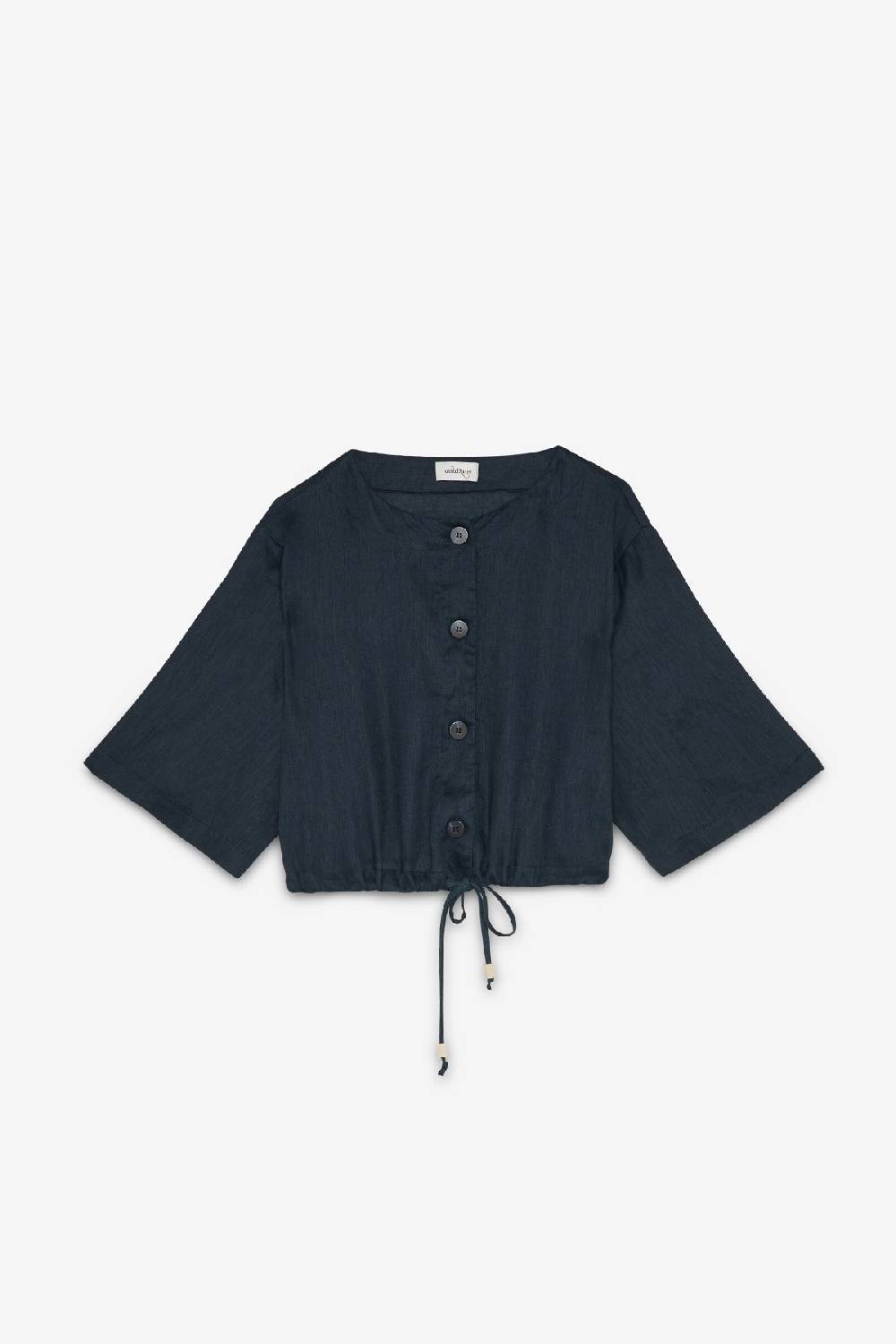 ottod'Ame Linen shirt with drawstring Negozi Online