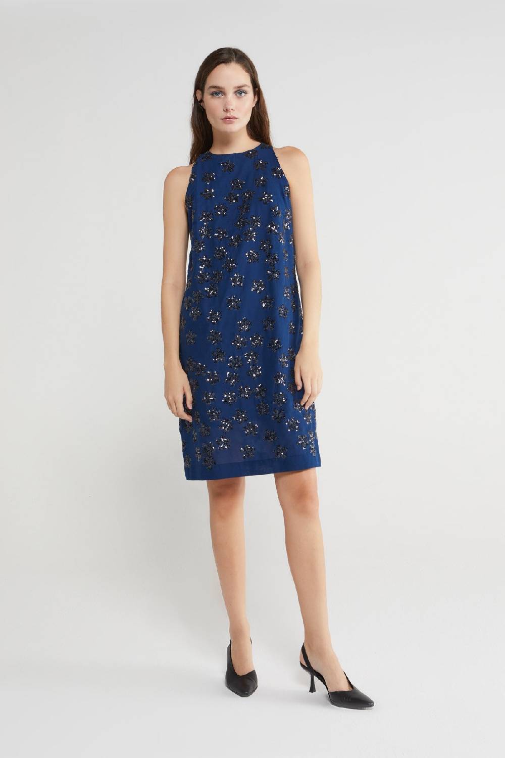 ottod'Ame Short dress with sequins Acquista Ora