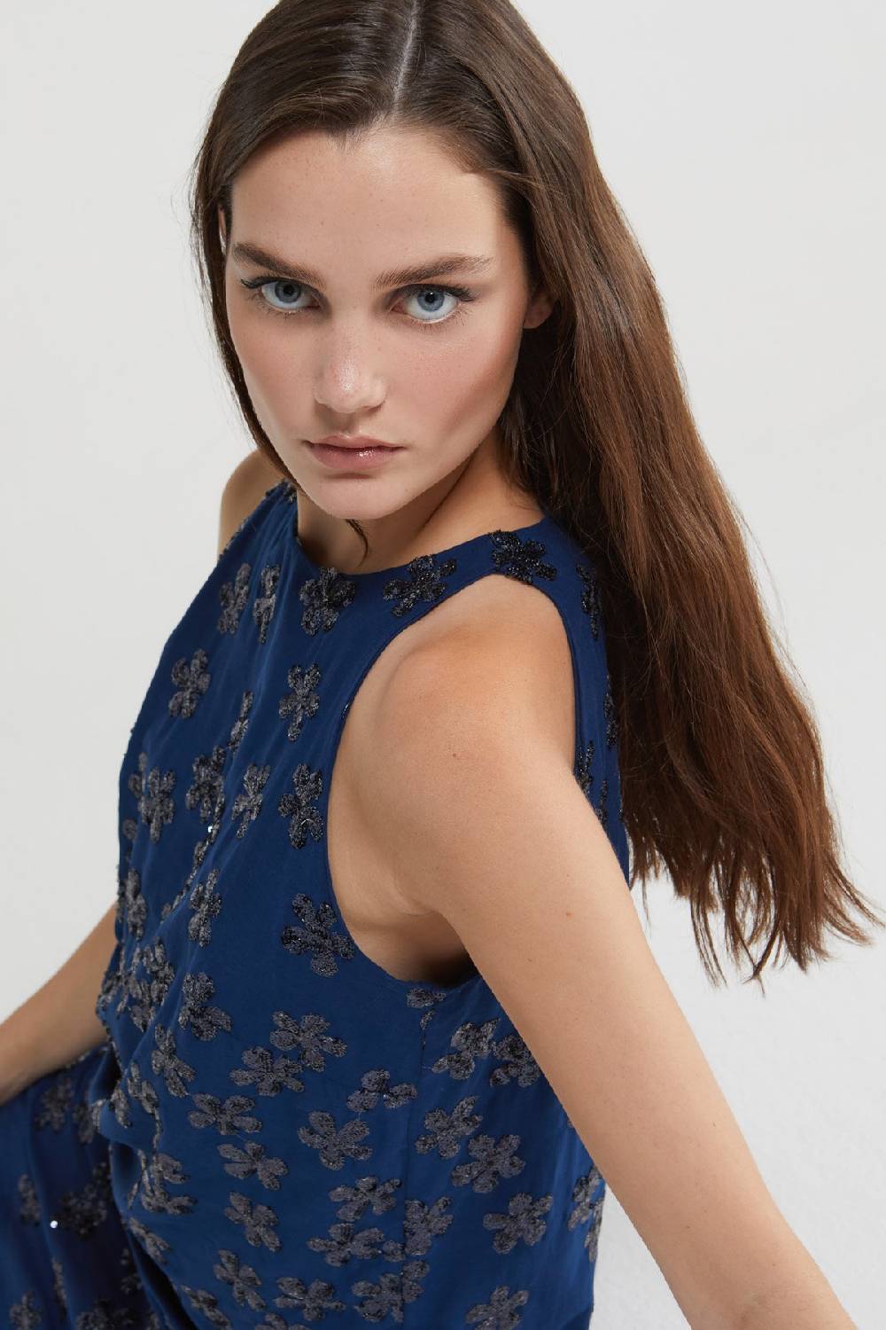 ottod'Ame Short dress with sequins Acquista Ora