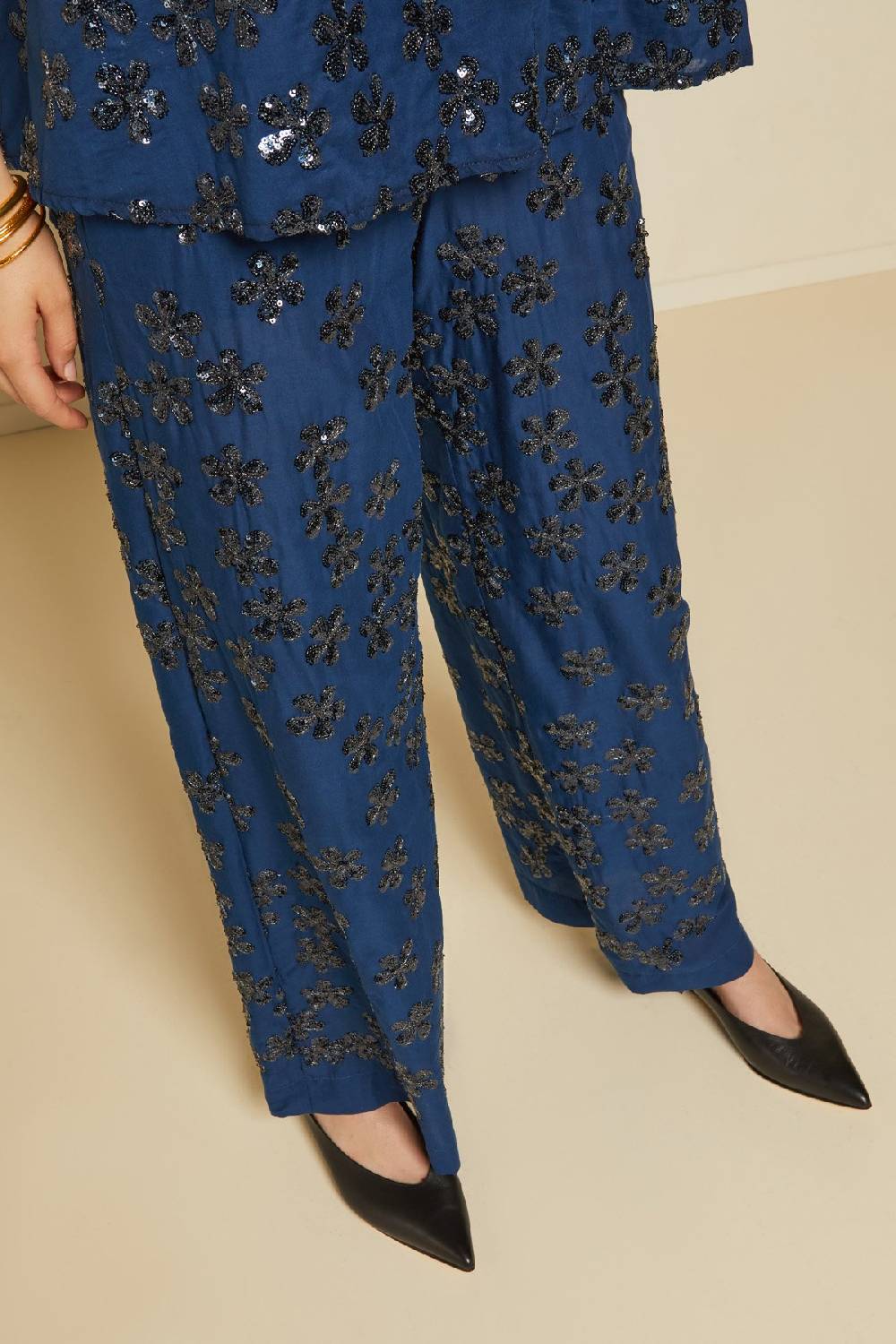 ottod'Ame Trousers with sequins Consegna Veloce