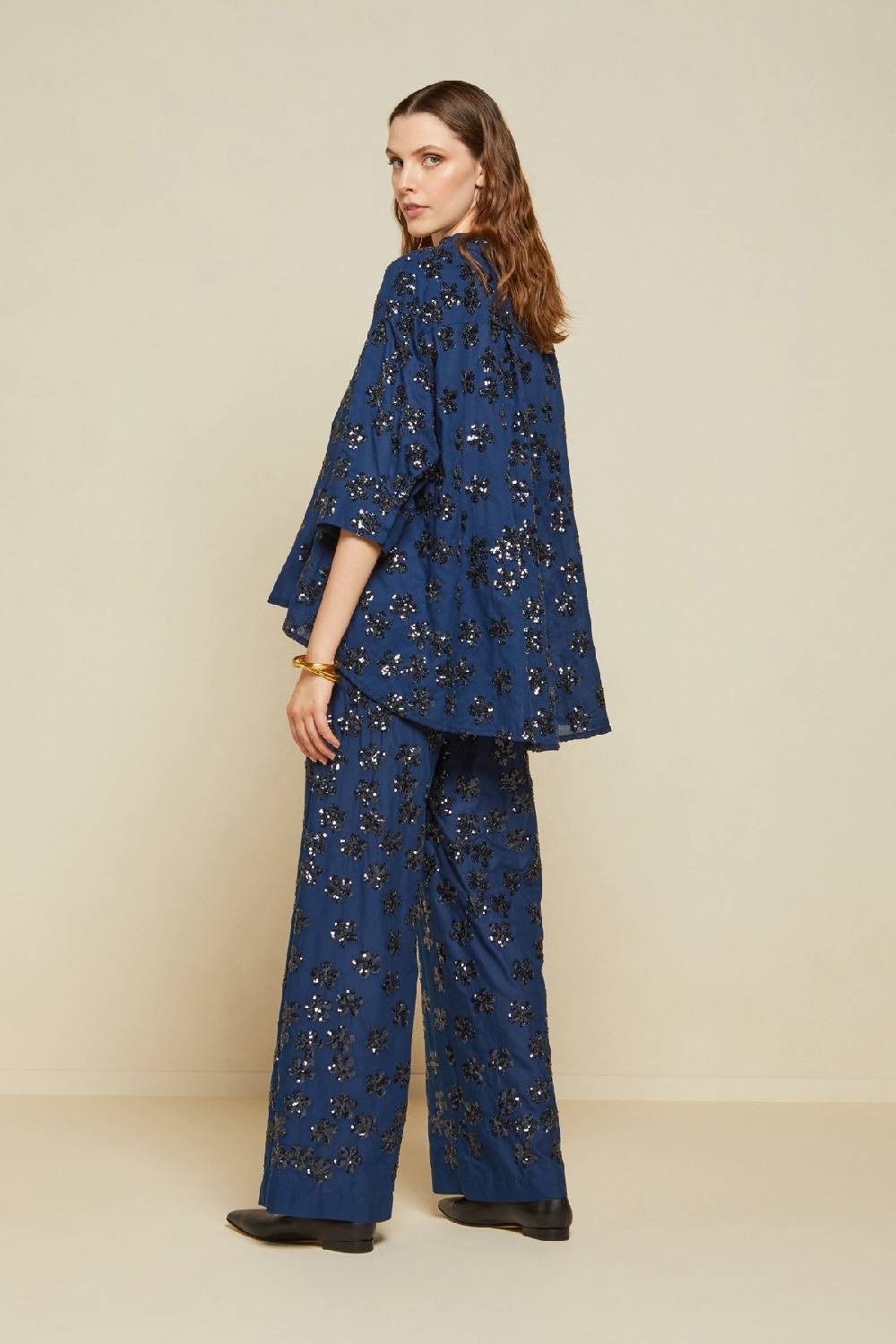 ottod'Ame Trousers with sequins Consegna Veloce