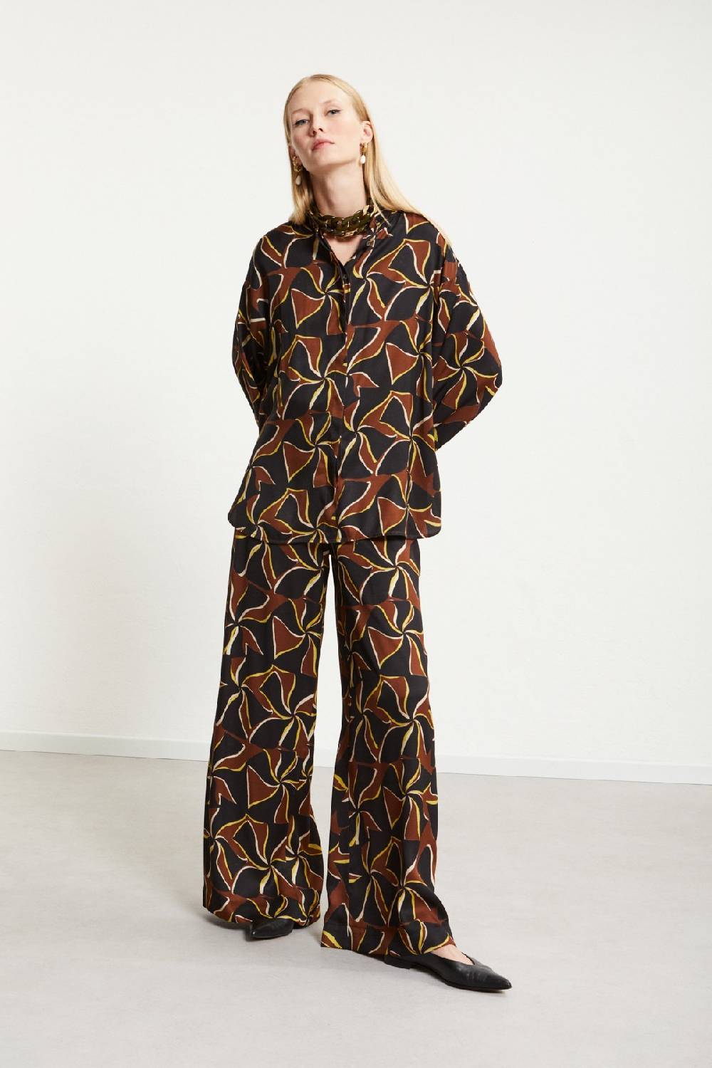 ottod'Ame Viscose shirt with rounded bottom