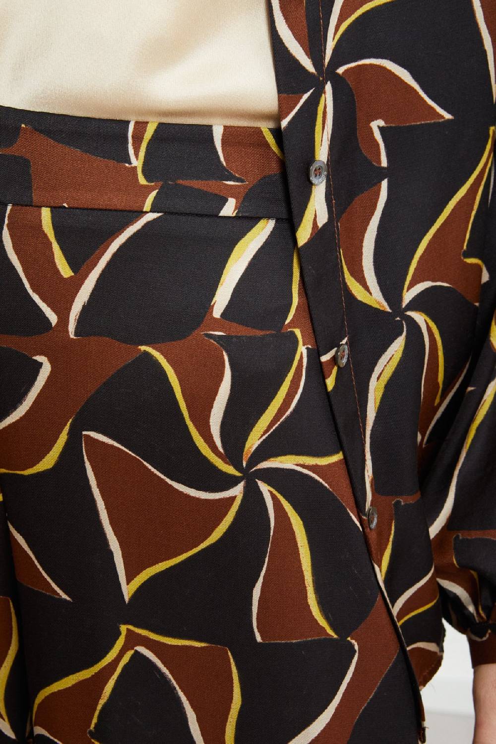 ottod'Ame Viscose palazzo trousers Sconto