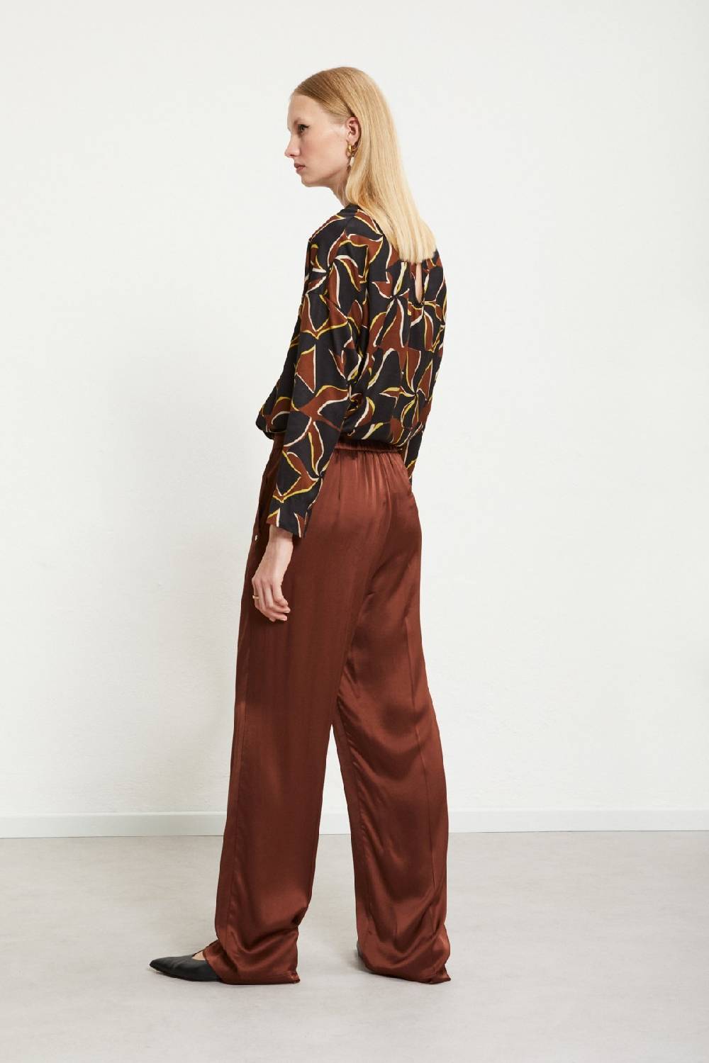 ottod'Ame Viscose palazzo trousers Offerta