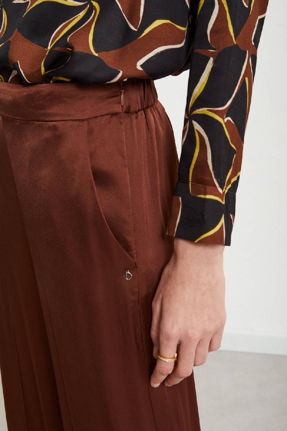 ottod'Ame Viscose palazzo trousers Offerta