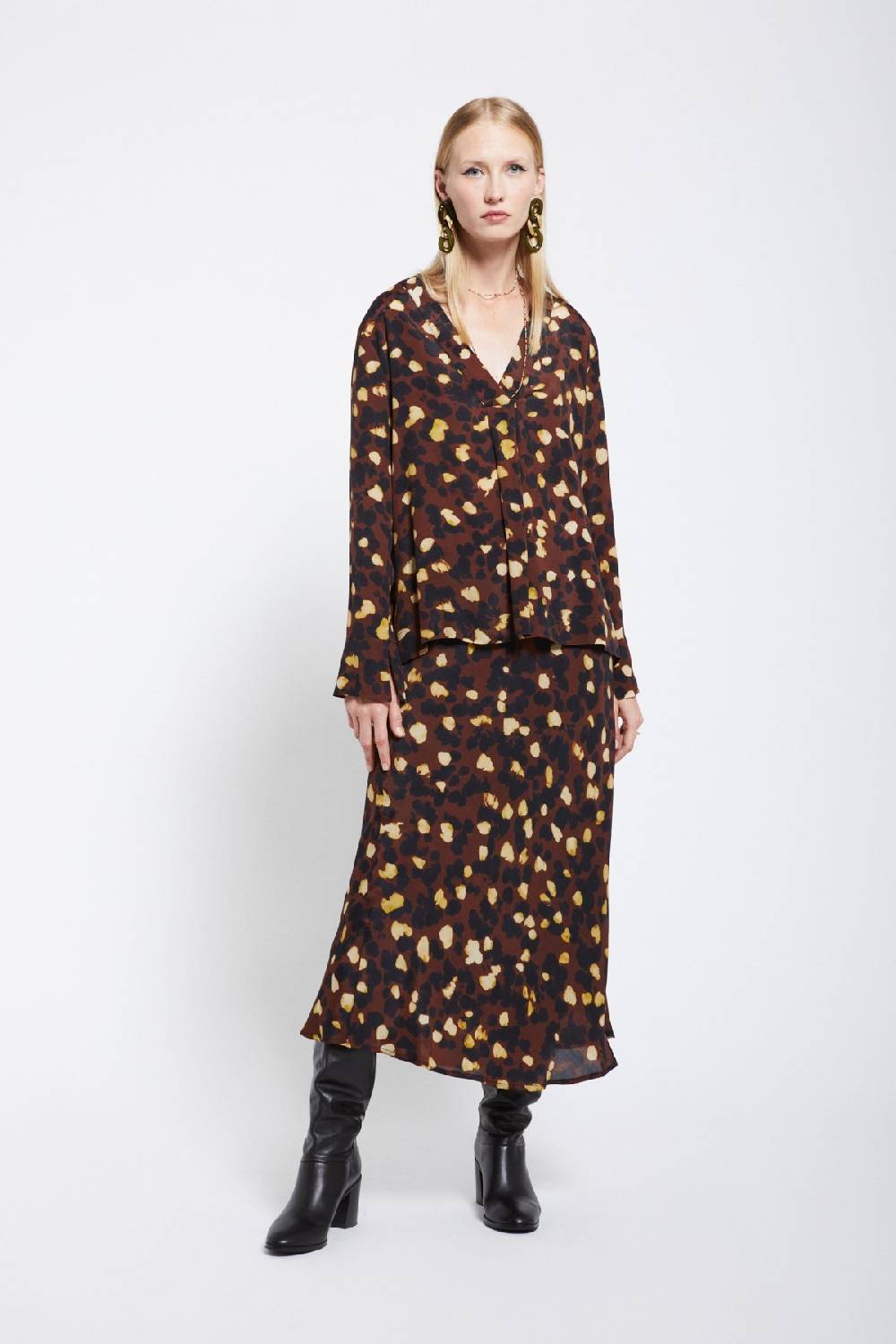 ottod'Ame Viscose long skirt Online