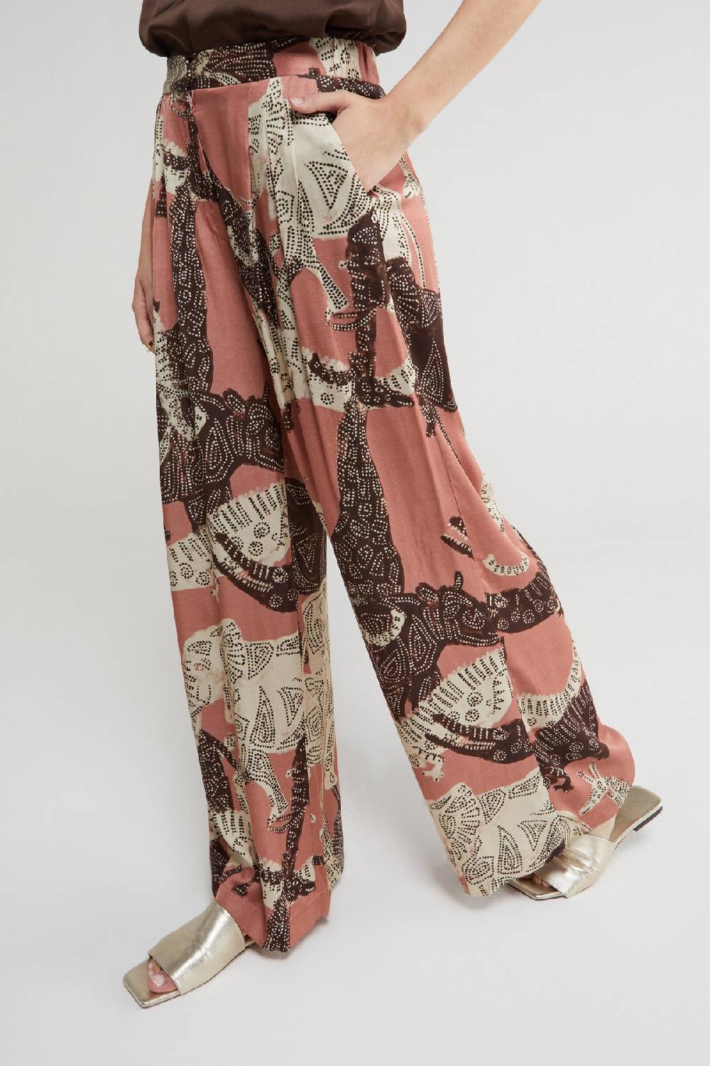 ottod'Ame Viscose palazzo trousers Negozio