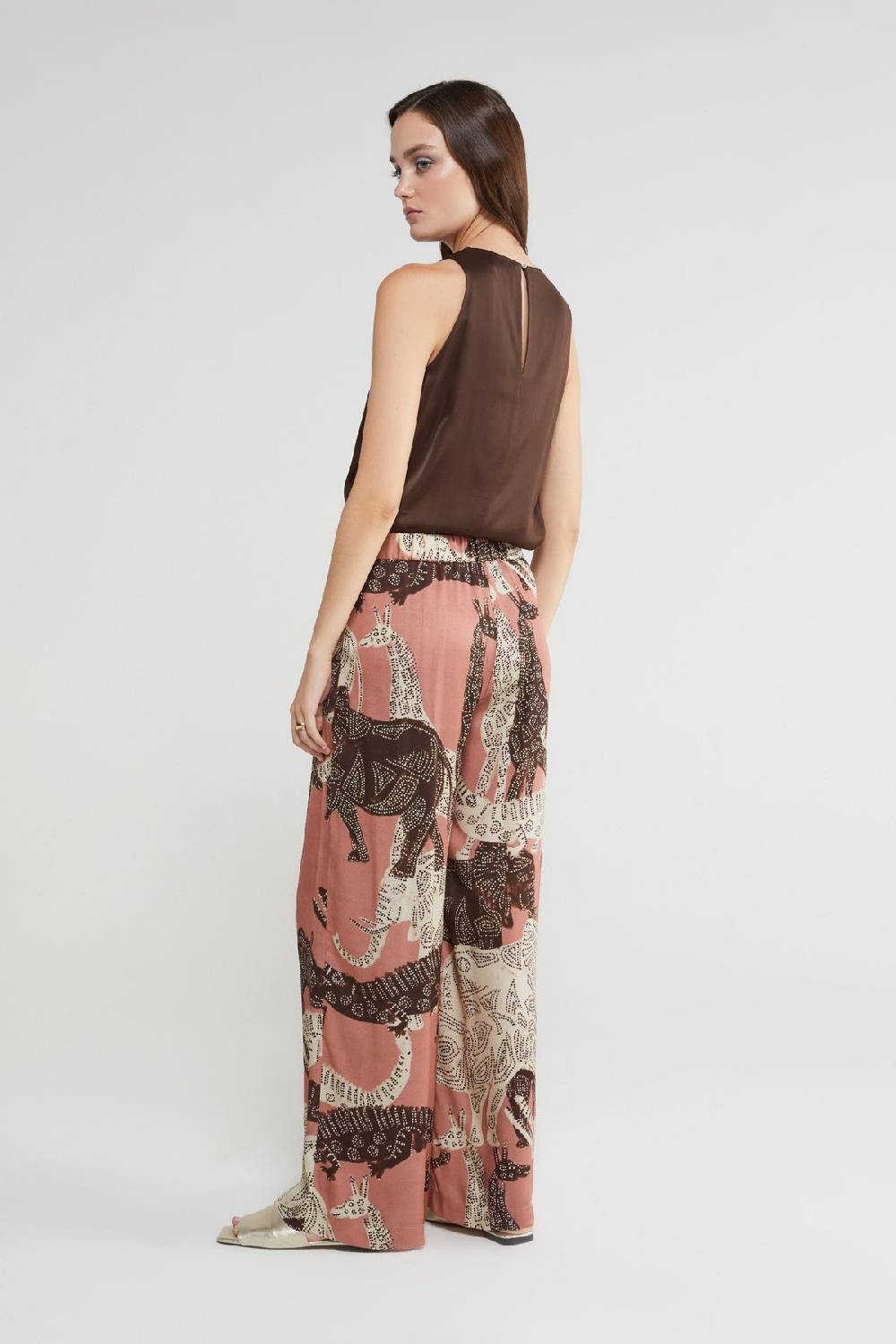 ottod'Ame Viscose palazzo trousers Negozio