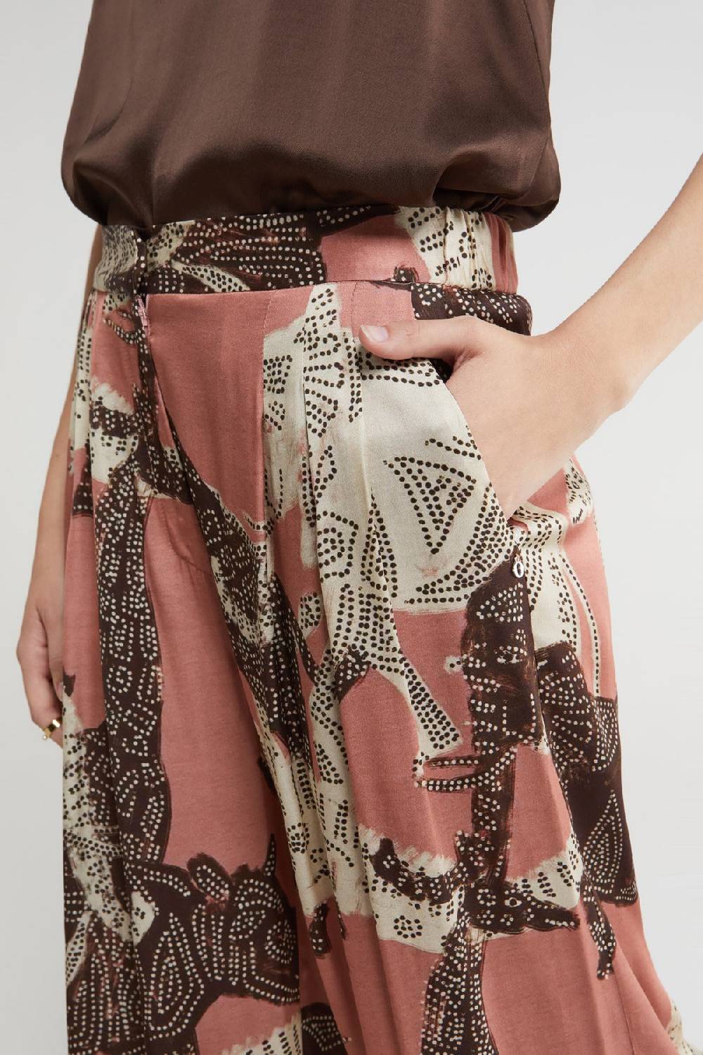 ottod'Ame Viscose palazzo trousers Negozio