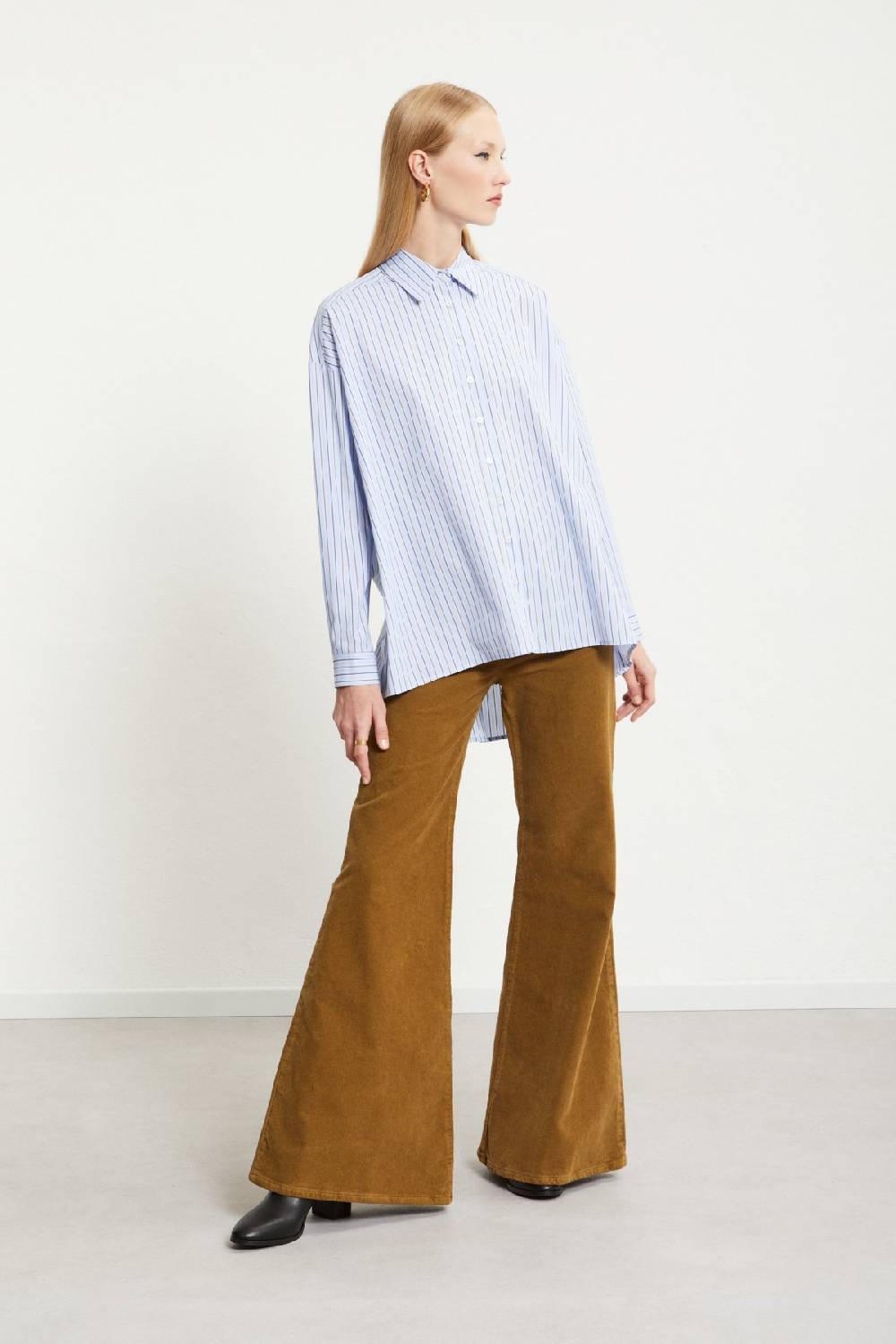 ottod'Ame Velvet flare trousers