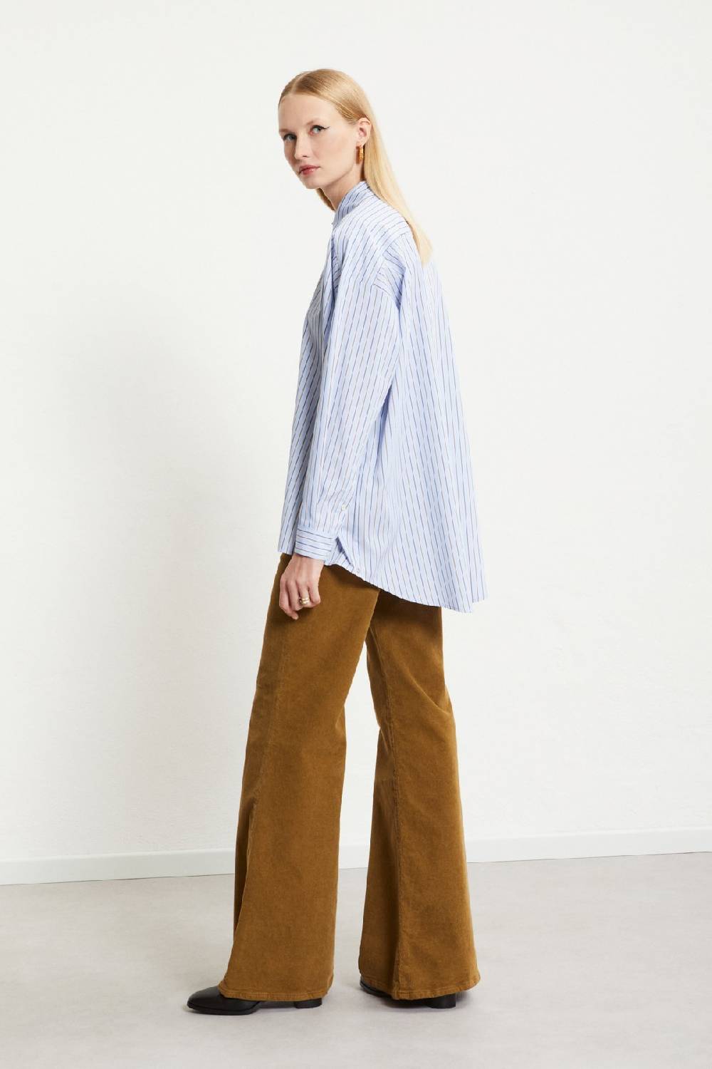 ottod'Ame Velvet flare trousers Shopping online