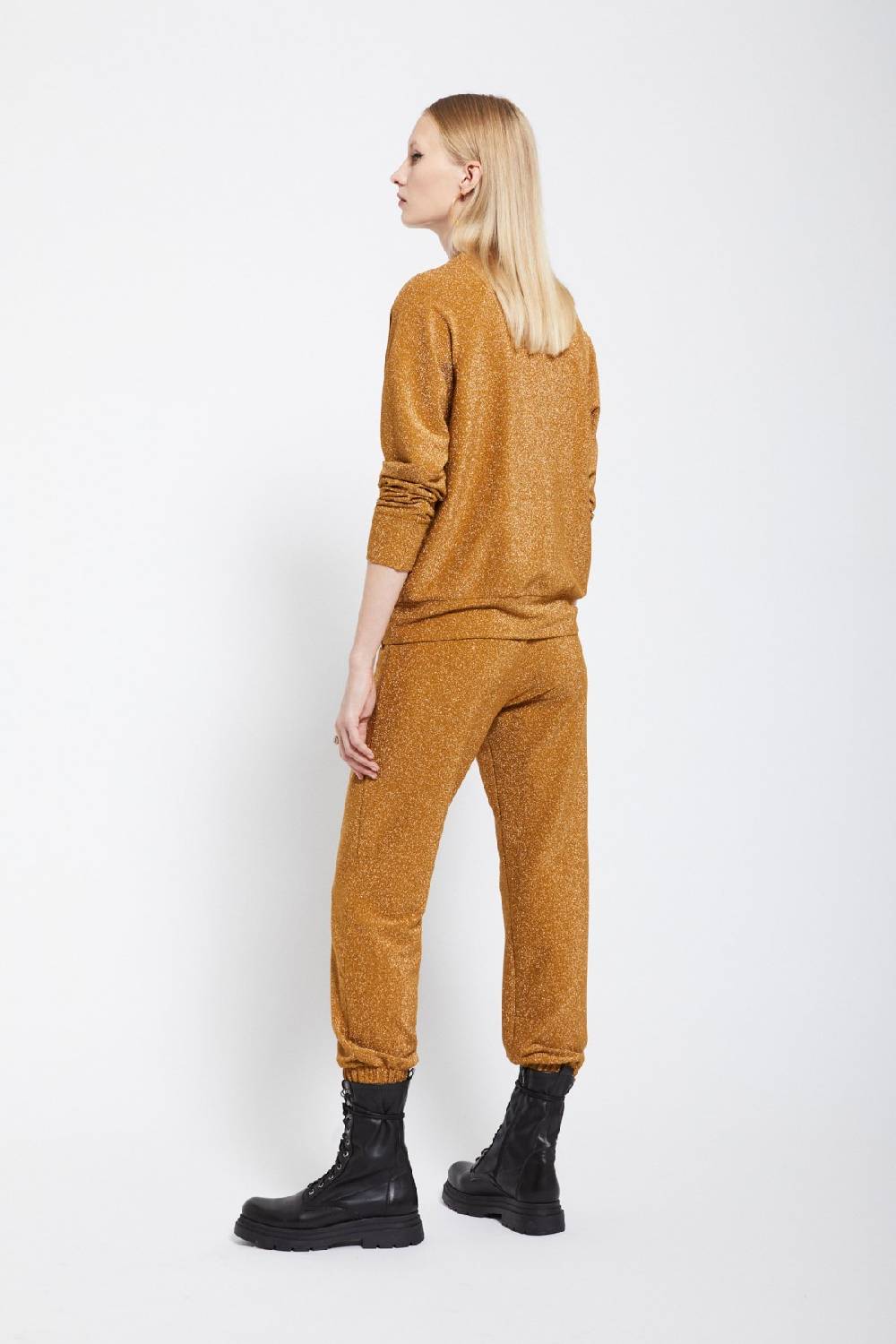 ottod'Ame Viscose trousers with lurex Vendite stagionali