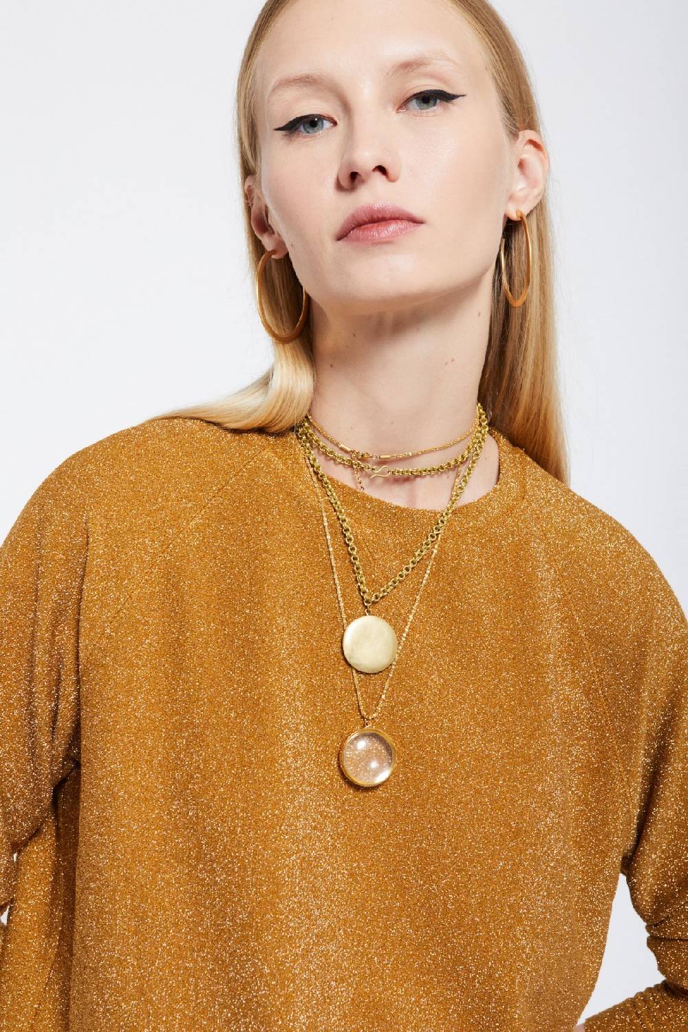 ottod'Ame Viscose blouse with lurex Black Friday