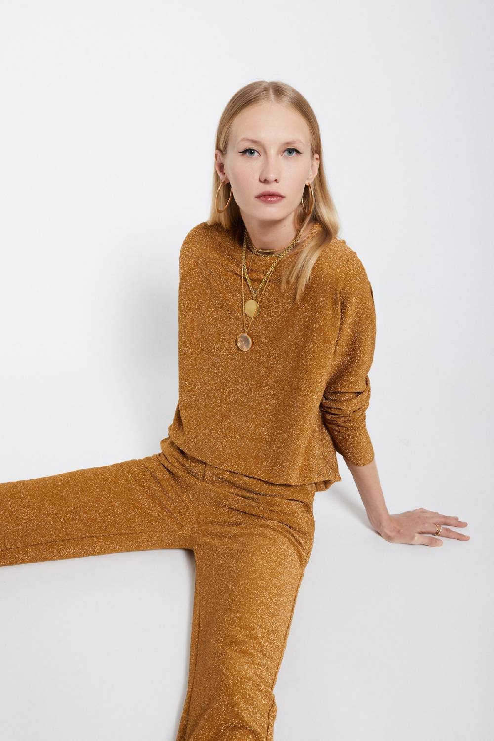 ottod'Ame Viscose blouse with lurex Black Friday